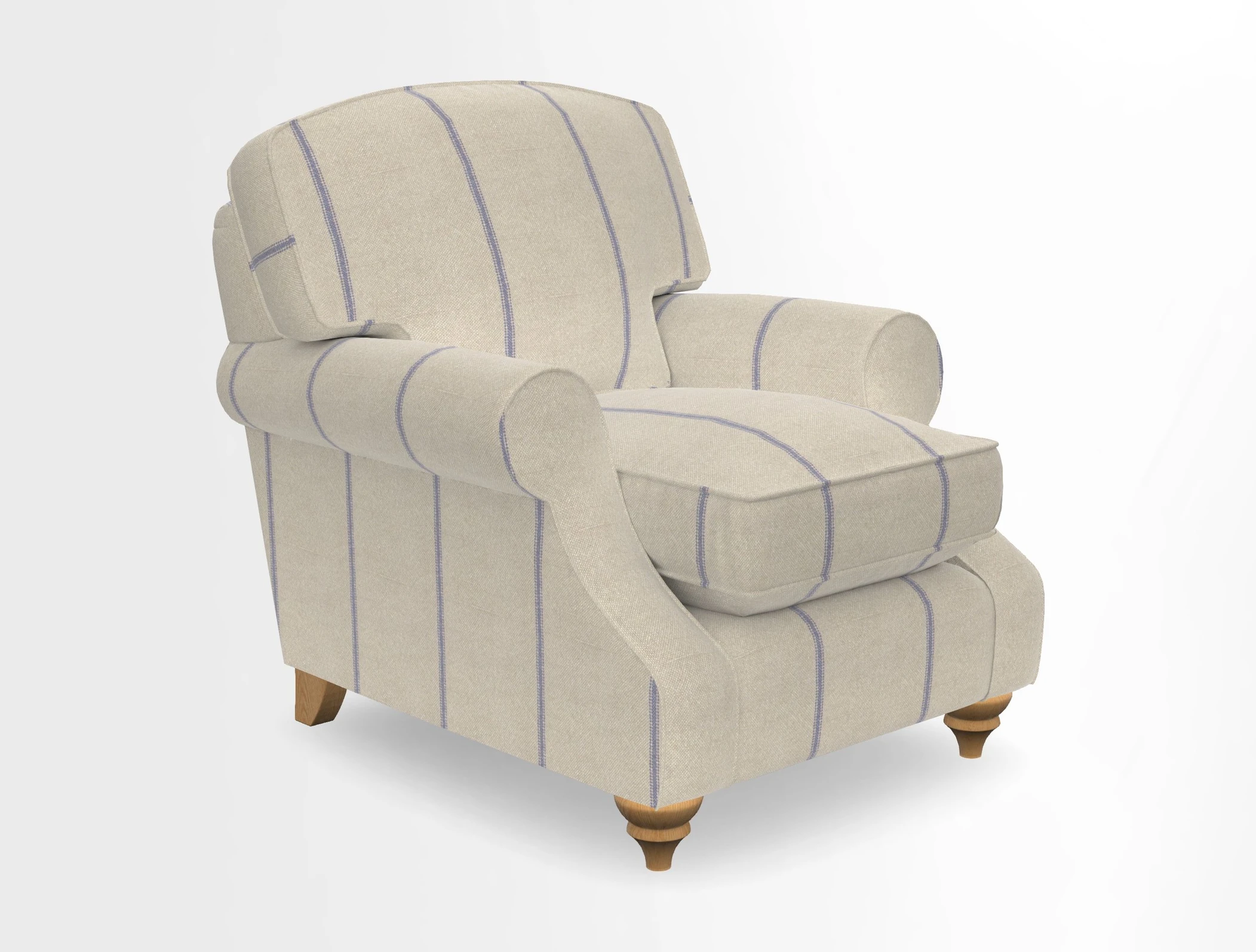 St Mawes Chair in Two Tone Plain Biscuit
