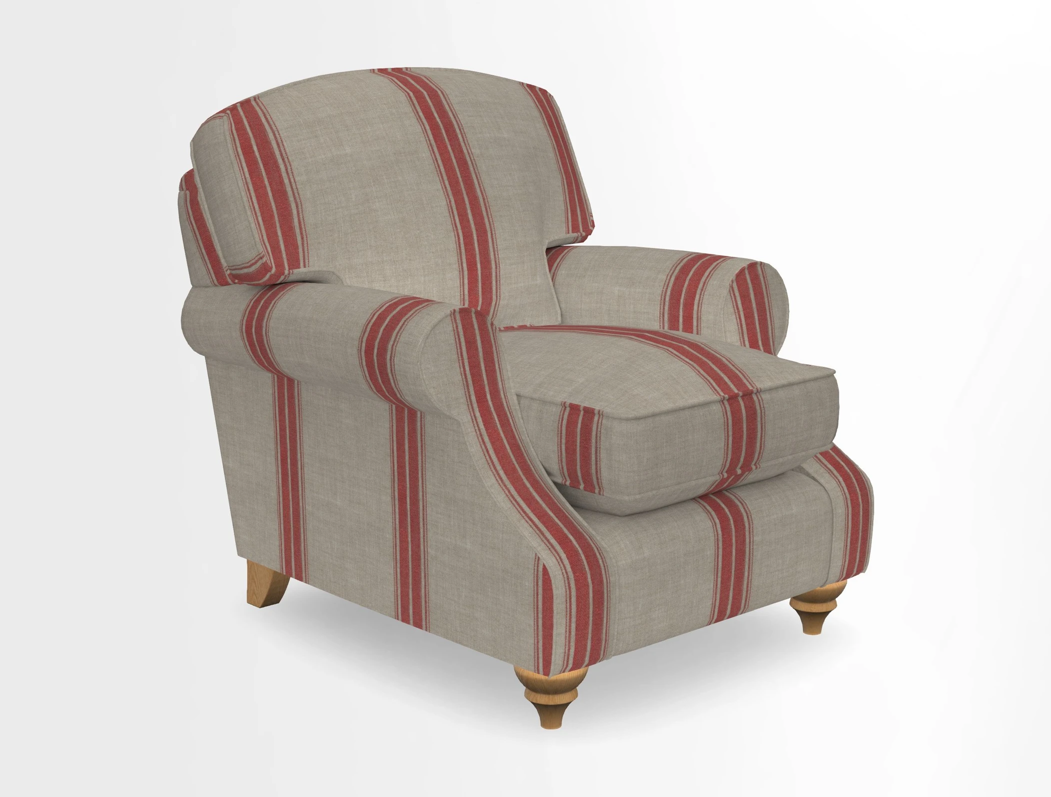 St Mawes Chair in Two Tone Plain Biscuit