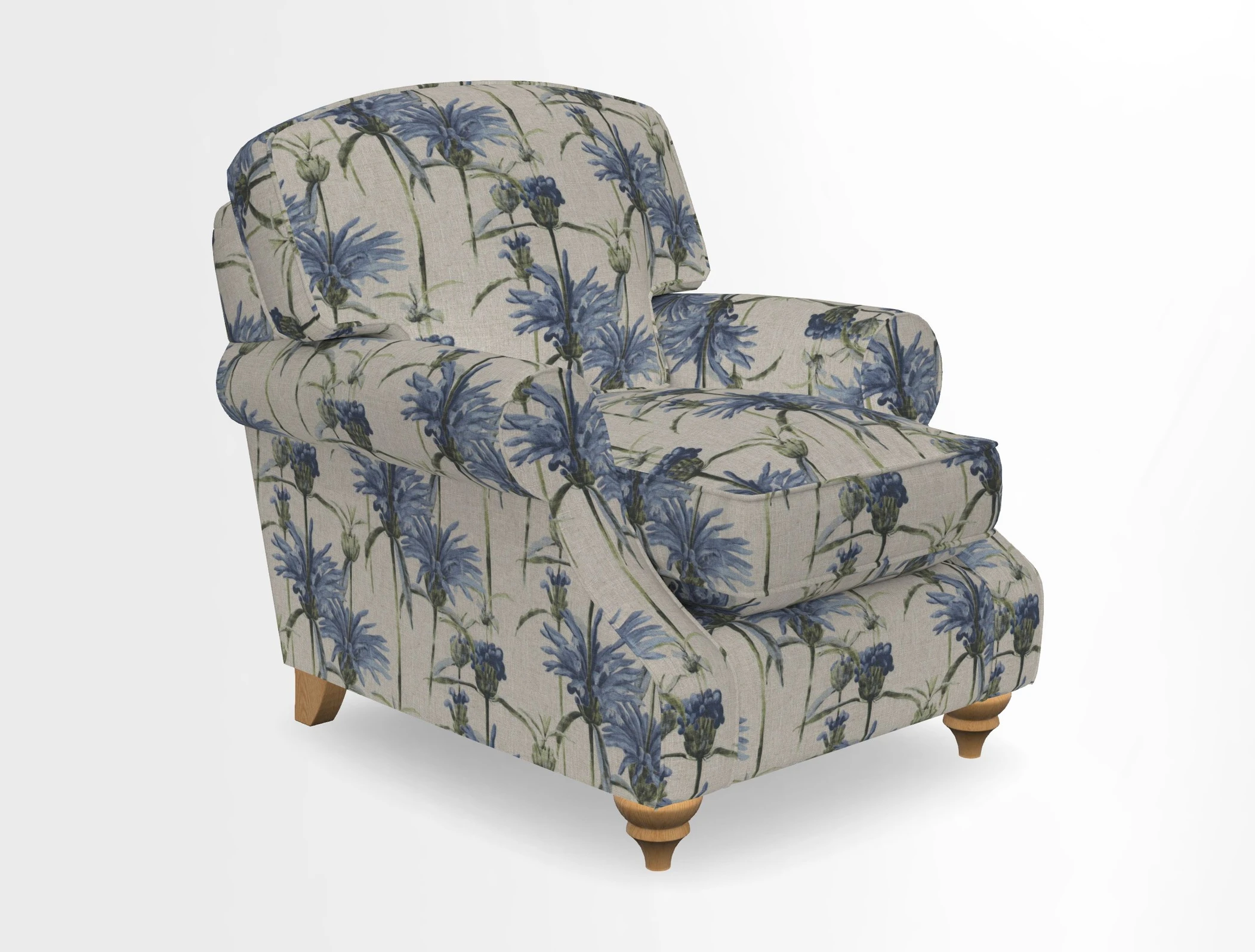 St Mawes Chair in Two Tone Plain Biscuit