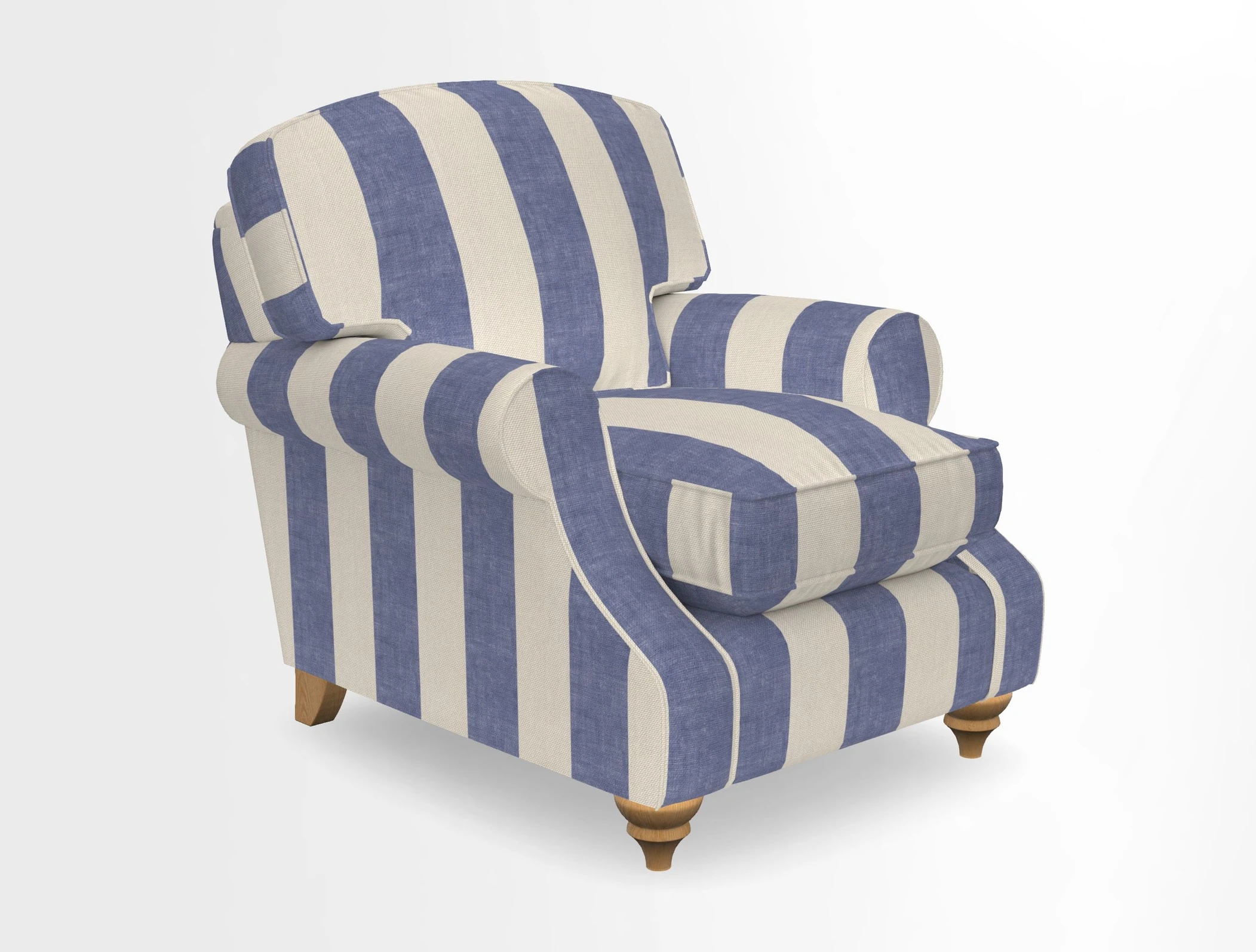 St Mawes Chair in Two Tone Plain Biscuit