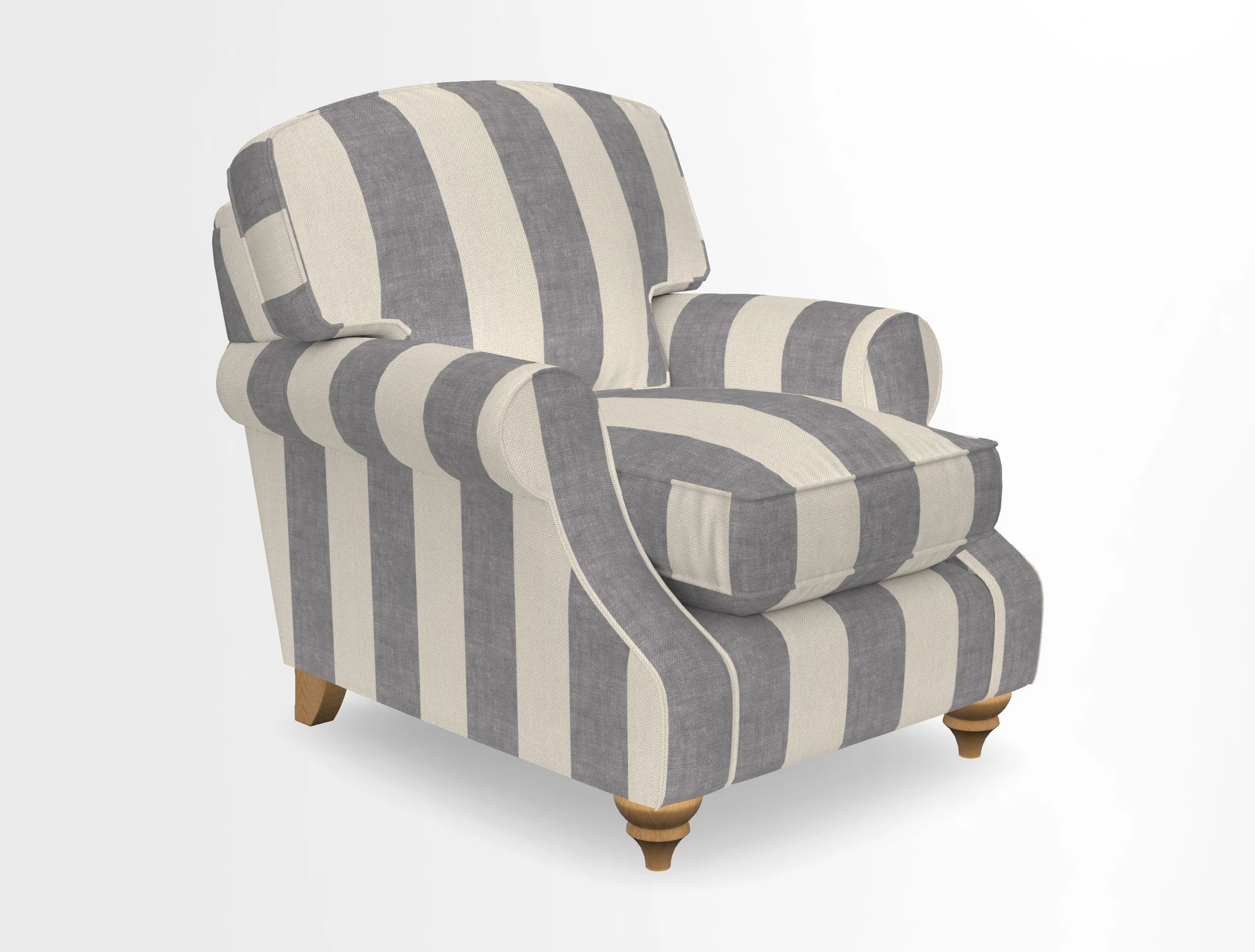 St Mawes Chair in Two Tone Plain Biscuit