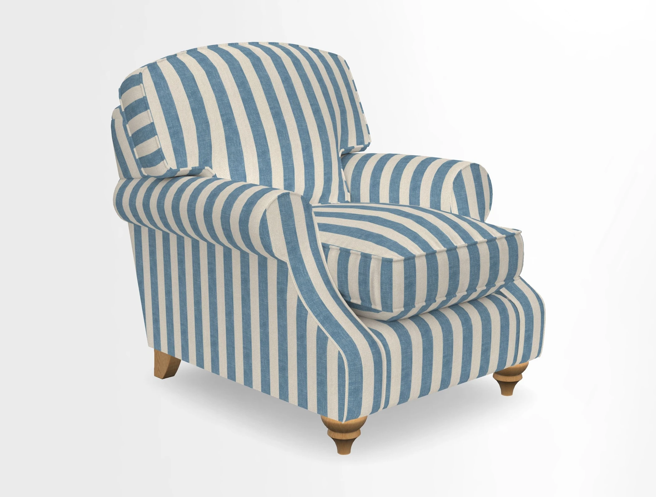 St Mawes Chair in Two Tone Plain Biscuit