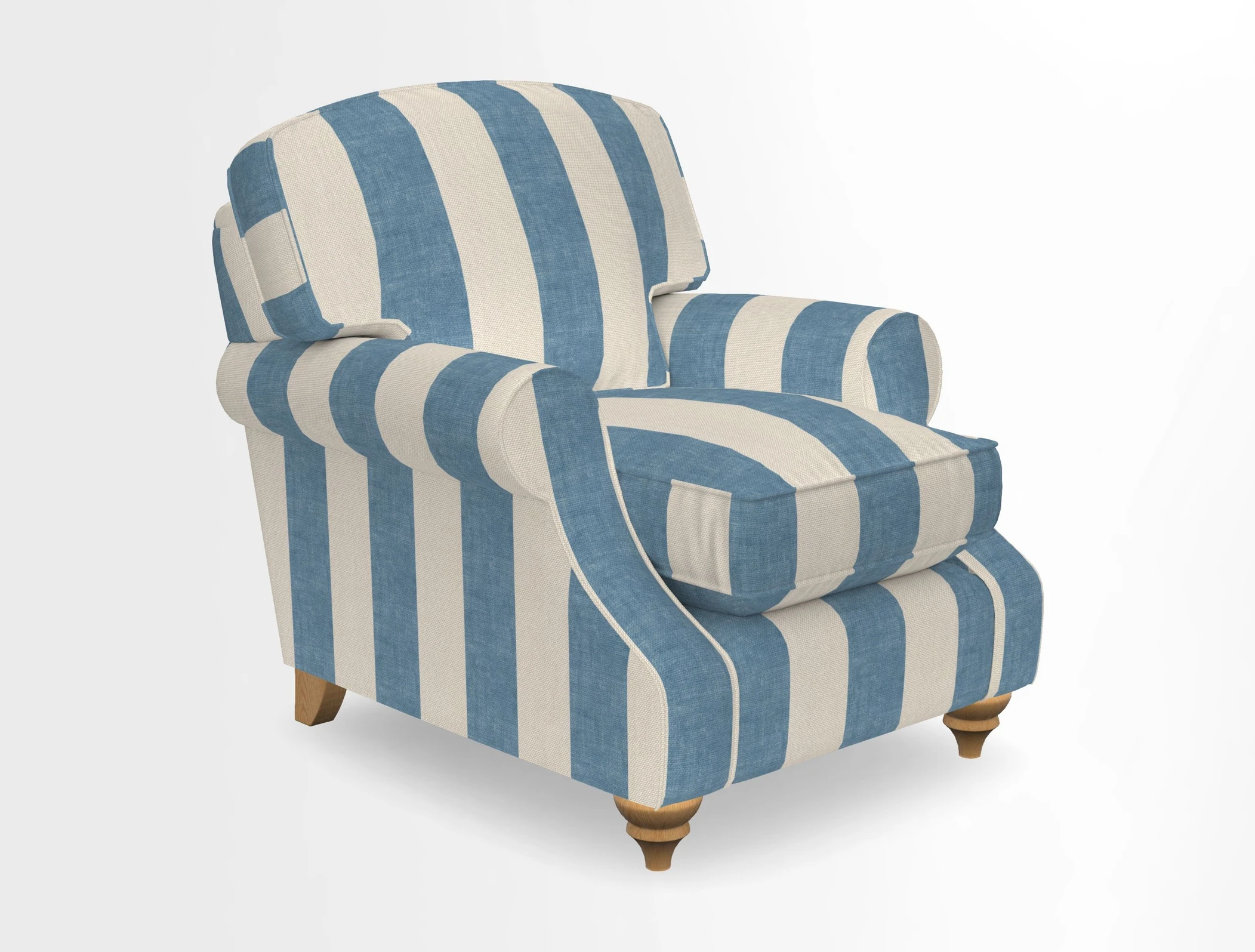 St Mawes Chair in Two Tone Plain Biscuit