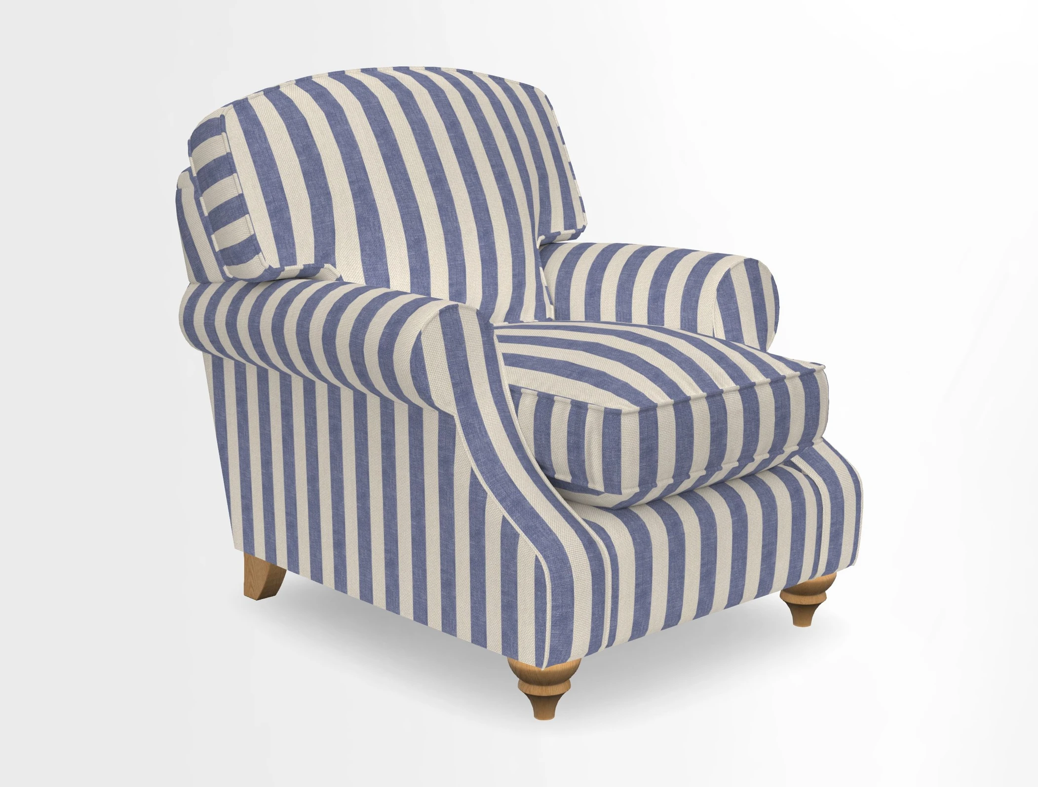 St Mawes Chair in Two Tone Plain Biscuit