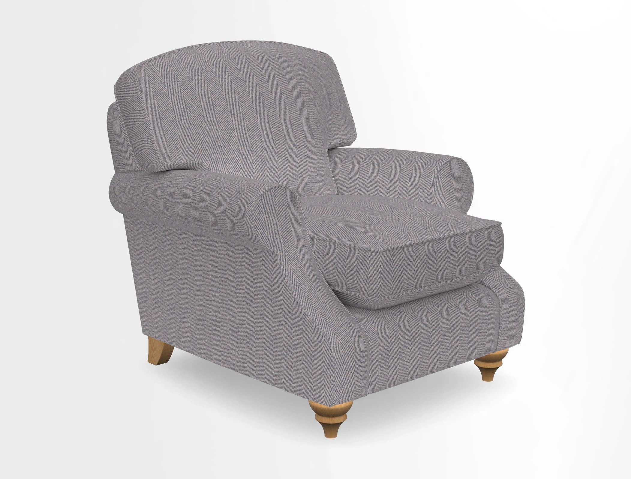 St Mawes Chair in Two Tone Plain Biscuit