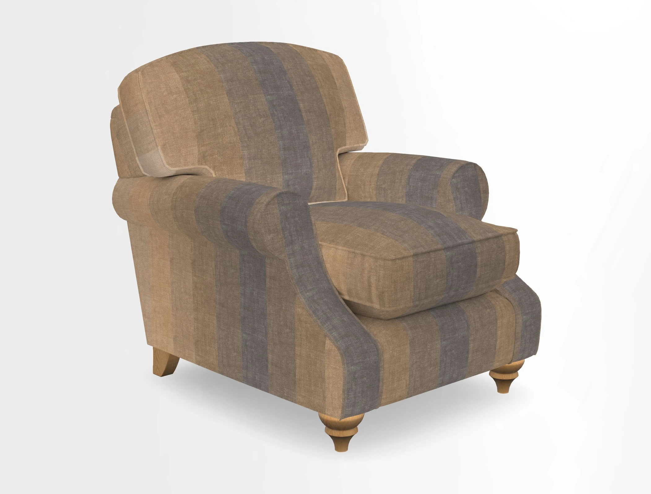 St Mawes Chair in Two Tone Plain Biscuit