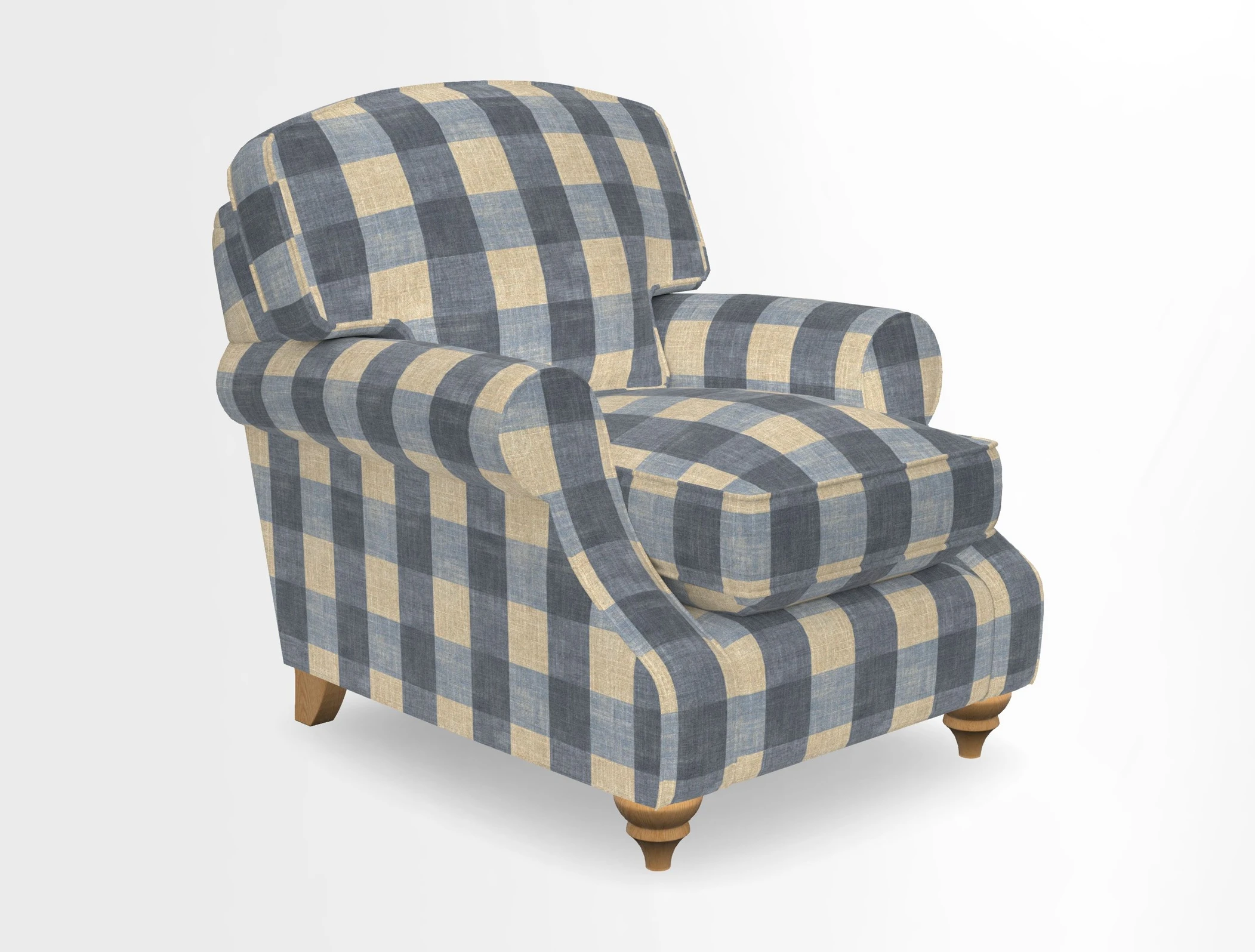 St Mawes Chair in Two Tone Plain Biscuit