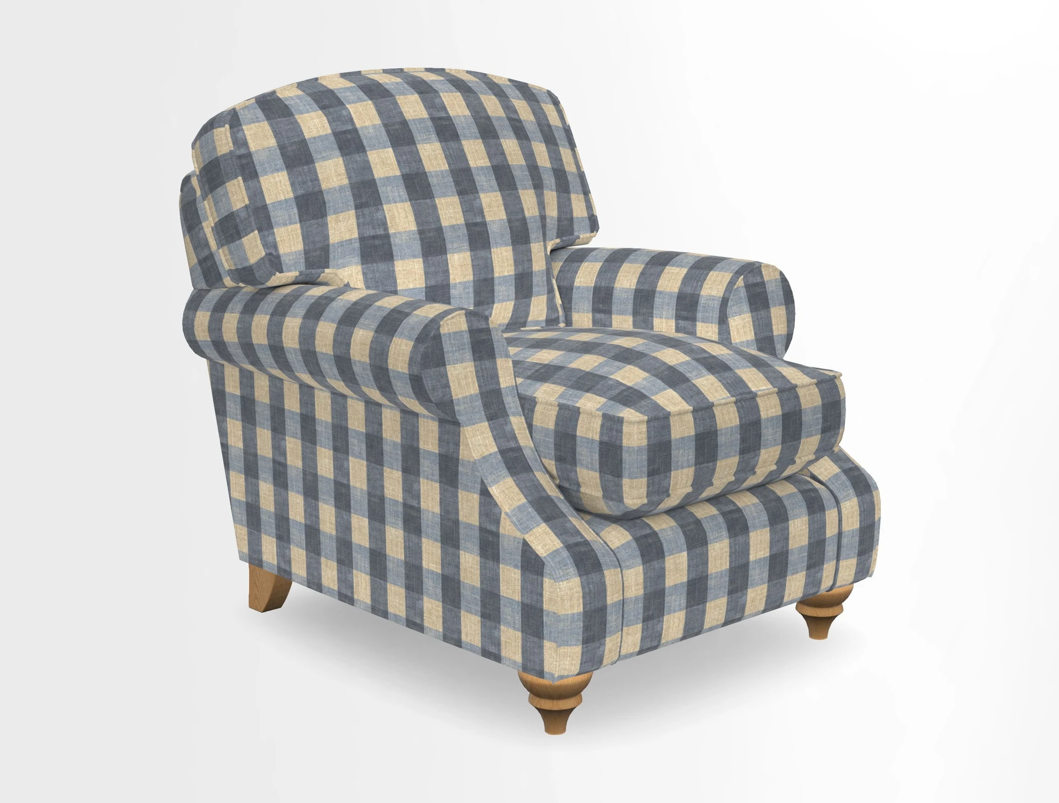 St Mawes Chair in Two Tone Plain Biscuit