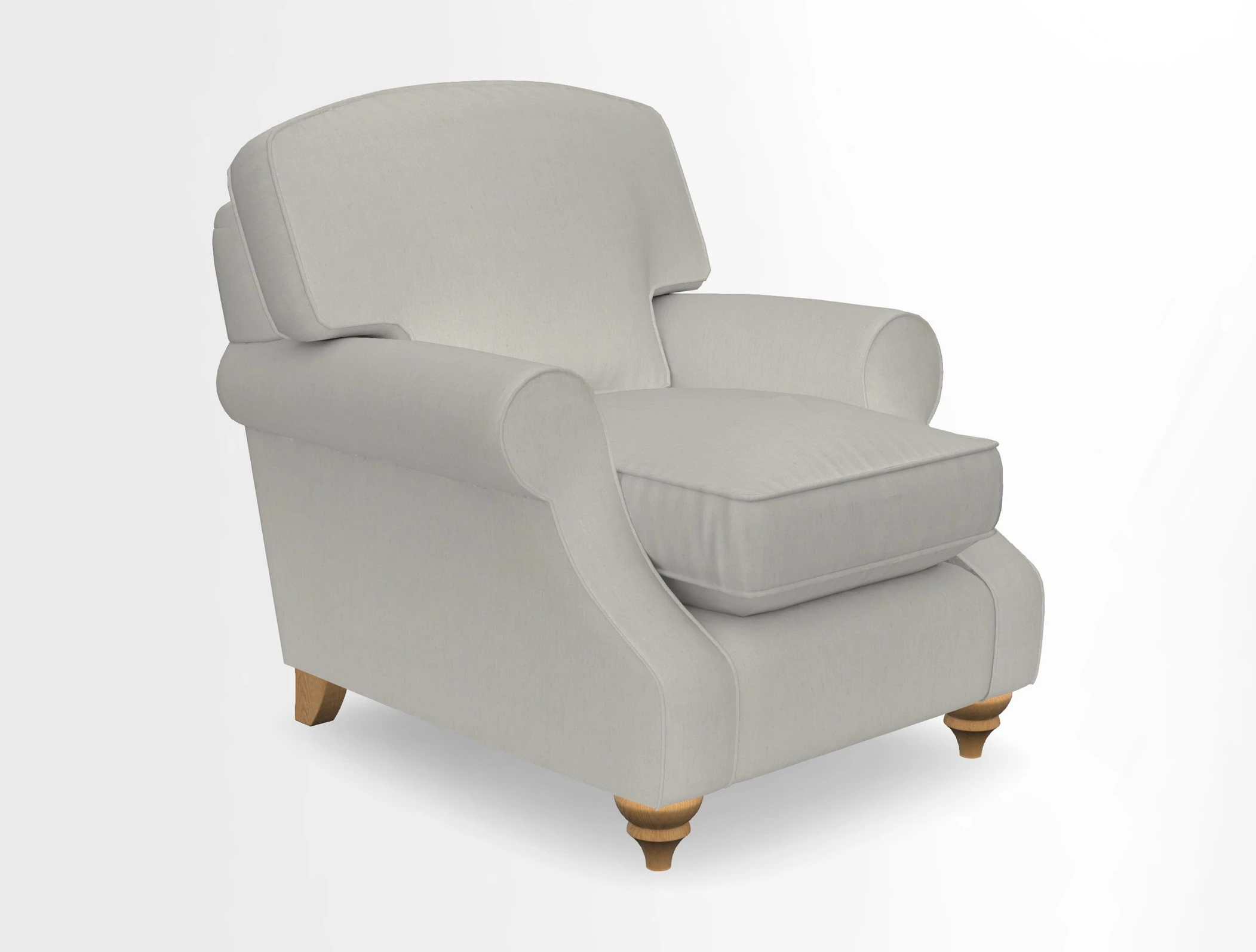 St Mawes Chair in Two Tone Plain Biscuit