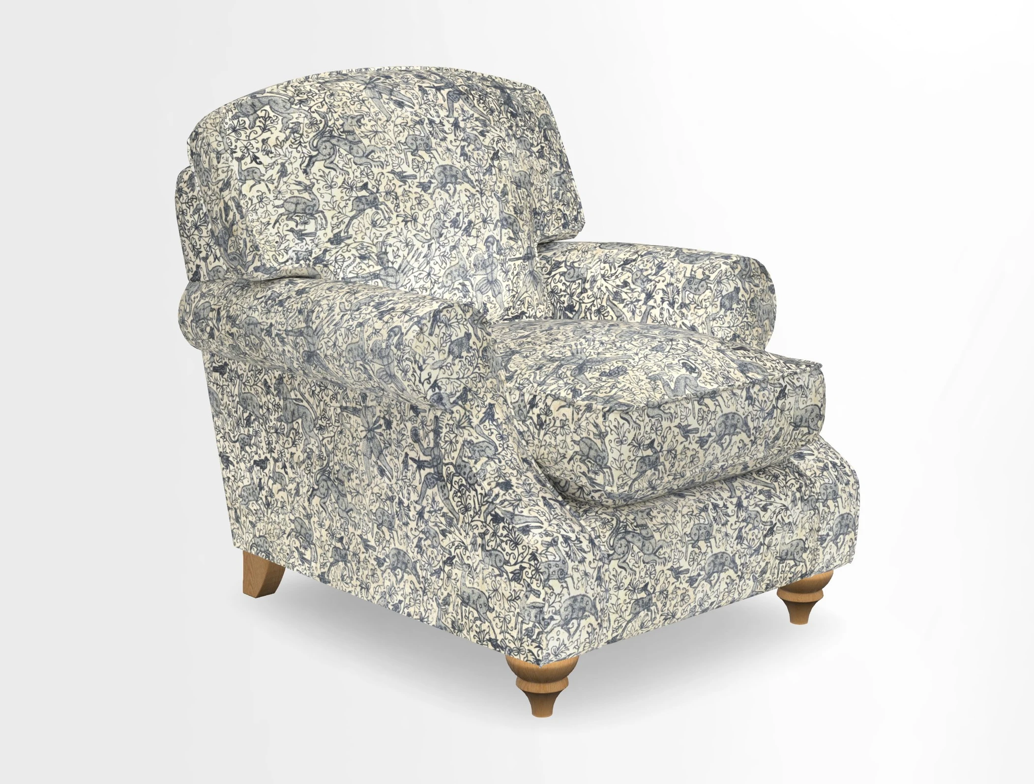 St Mawes Chair in Two Tone Plain Biscuit