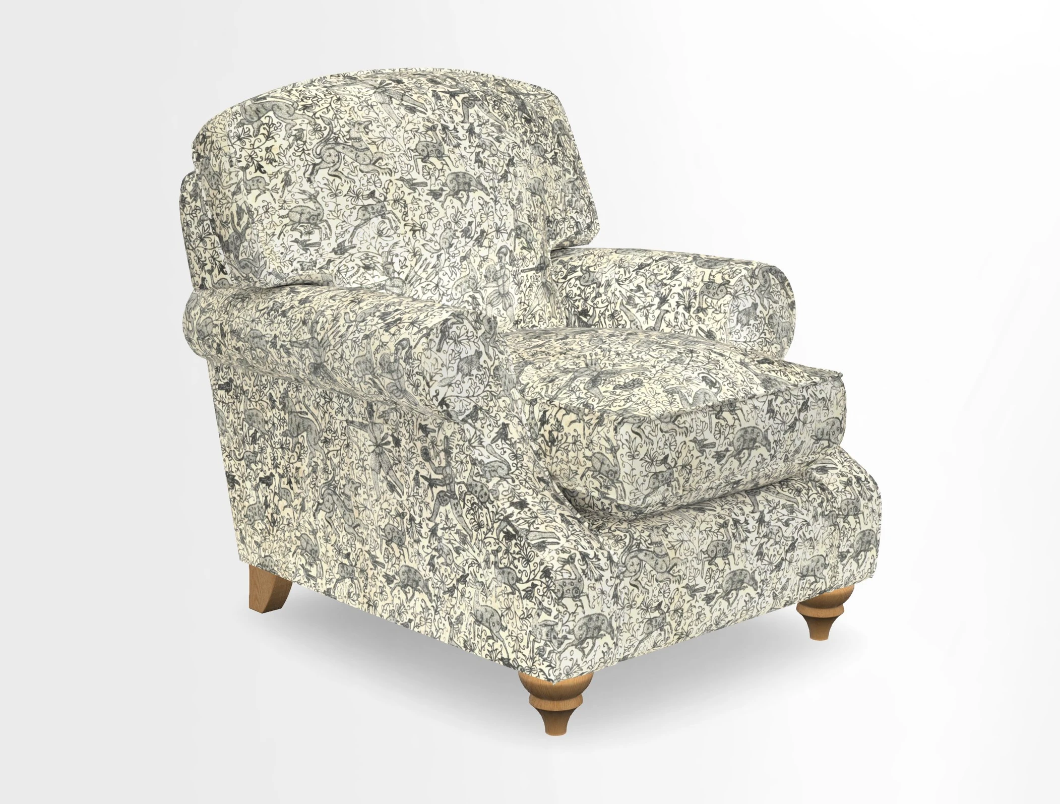 St Mawes Chair in Two Tone Plain Biscuit