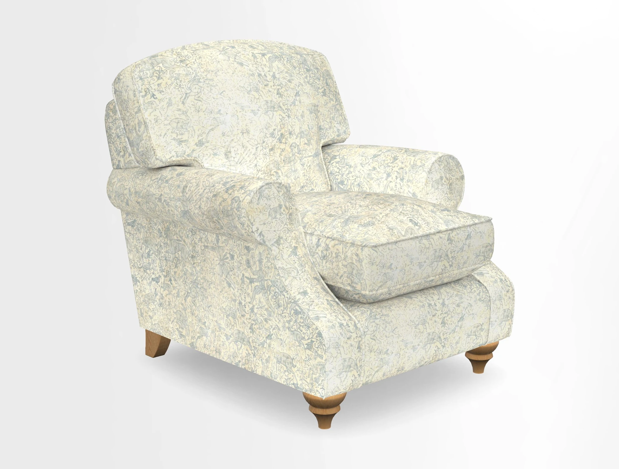 St Mawes Chair in Two Tone Plain Biscuit