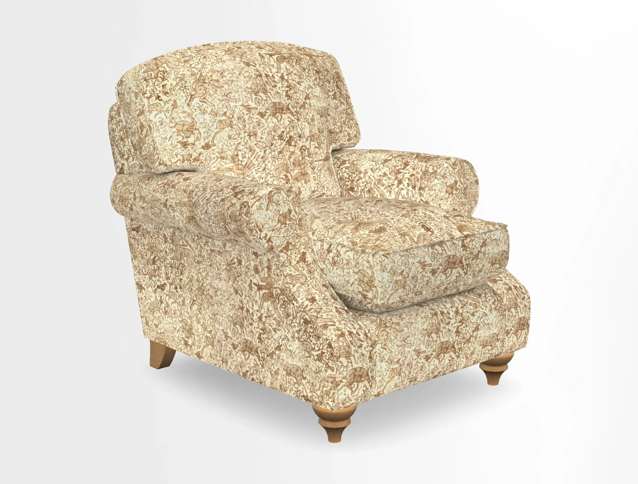 St Mawes Chair in Two Tone Plain Biscuit
