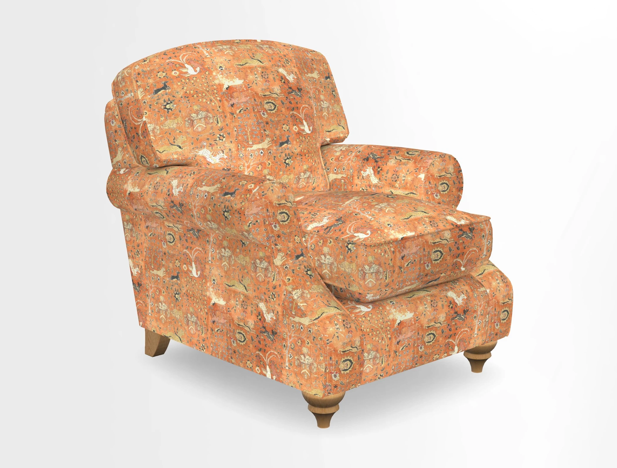 St Mawes Chair in Two Tone Plain Biscuit