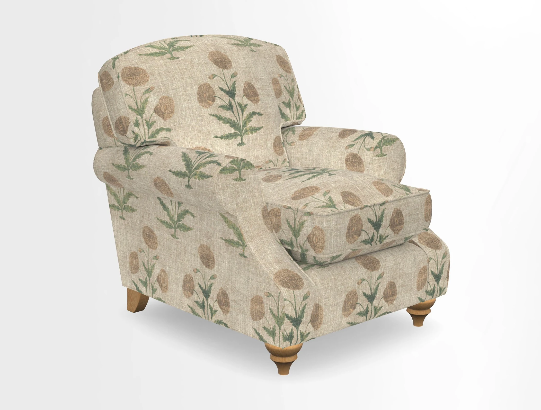 St Mawes Chair in Two Tone Plain Biscuit