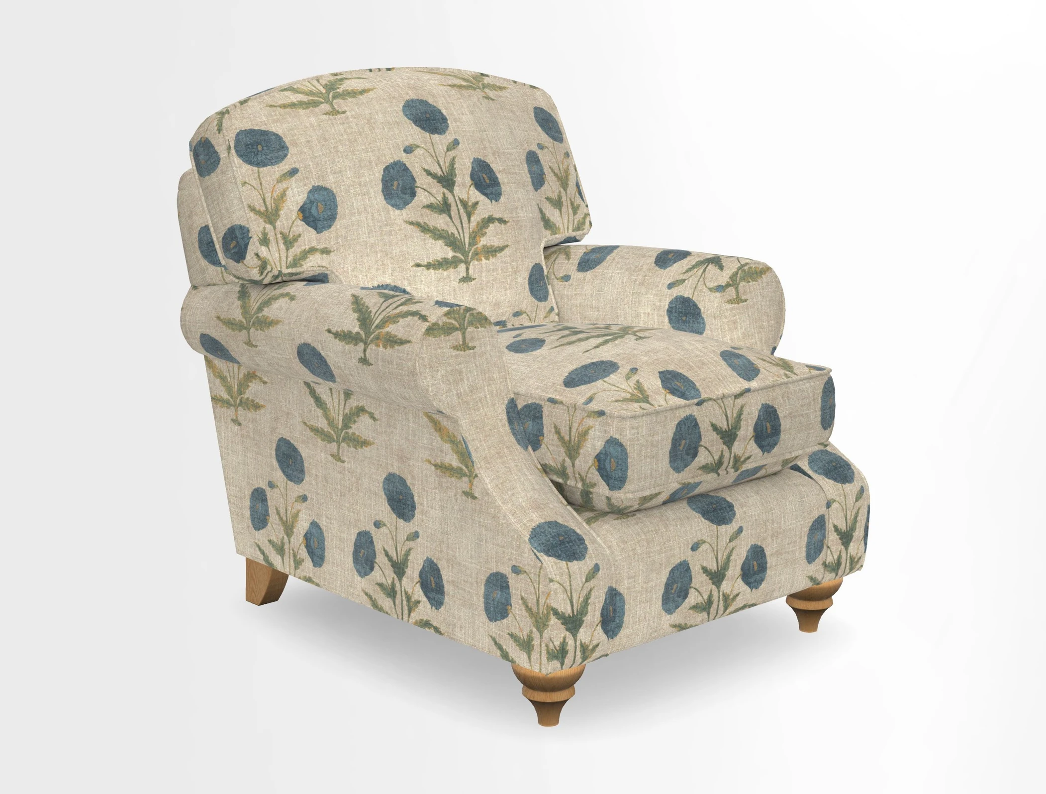 St Mawes Chair in Two Tone Plain Biscuit