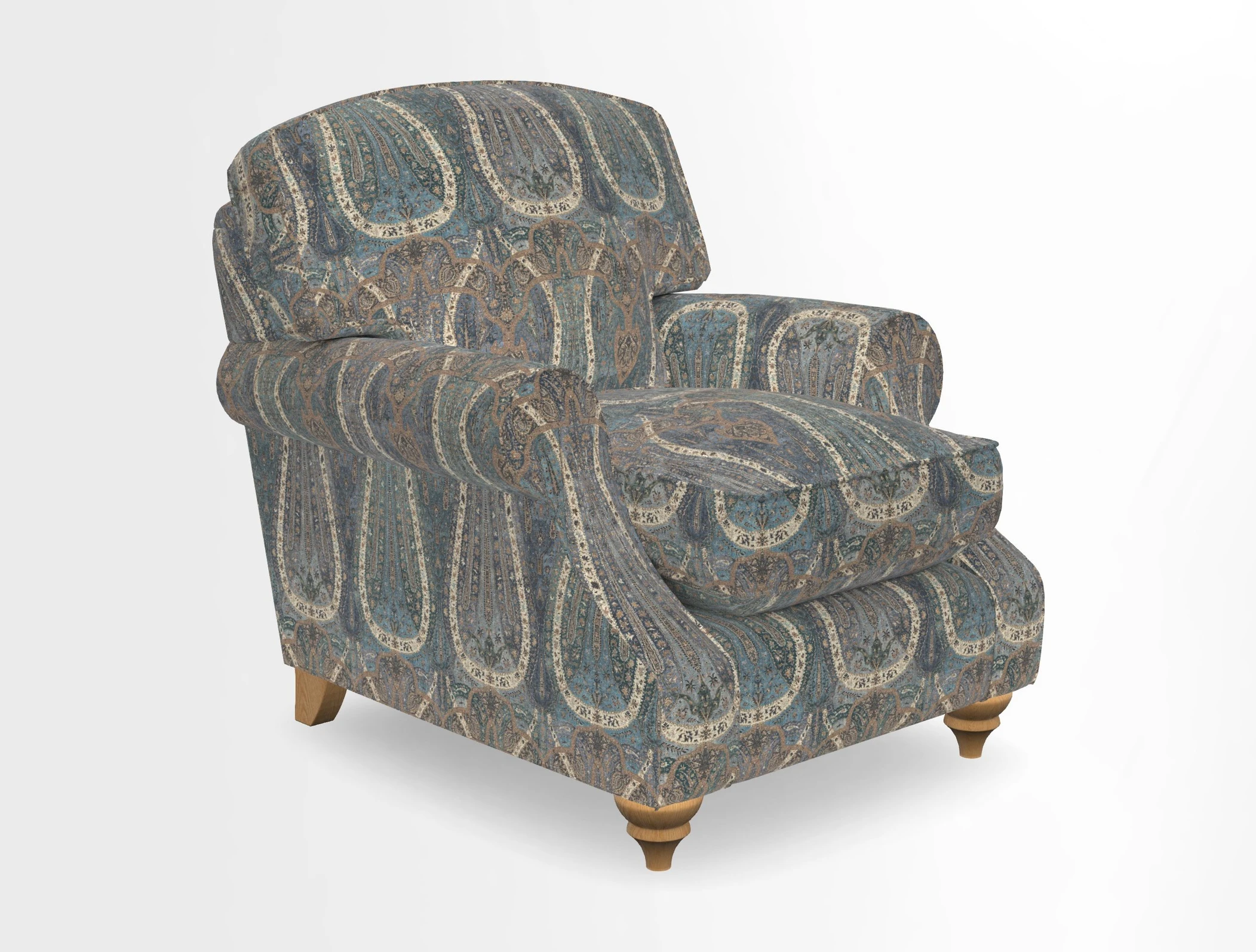 St Mawes Chair in Two Tone Plain Biscuit