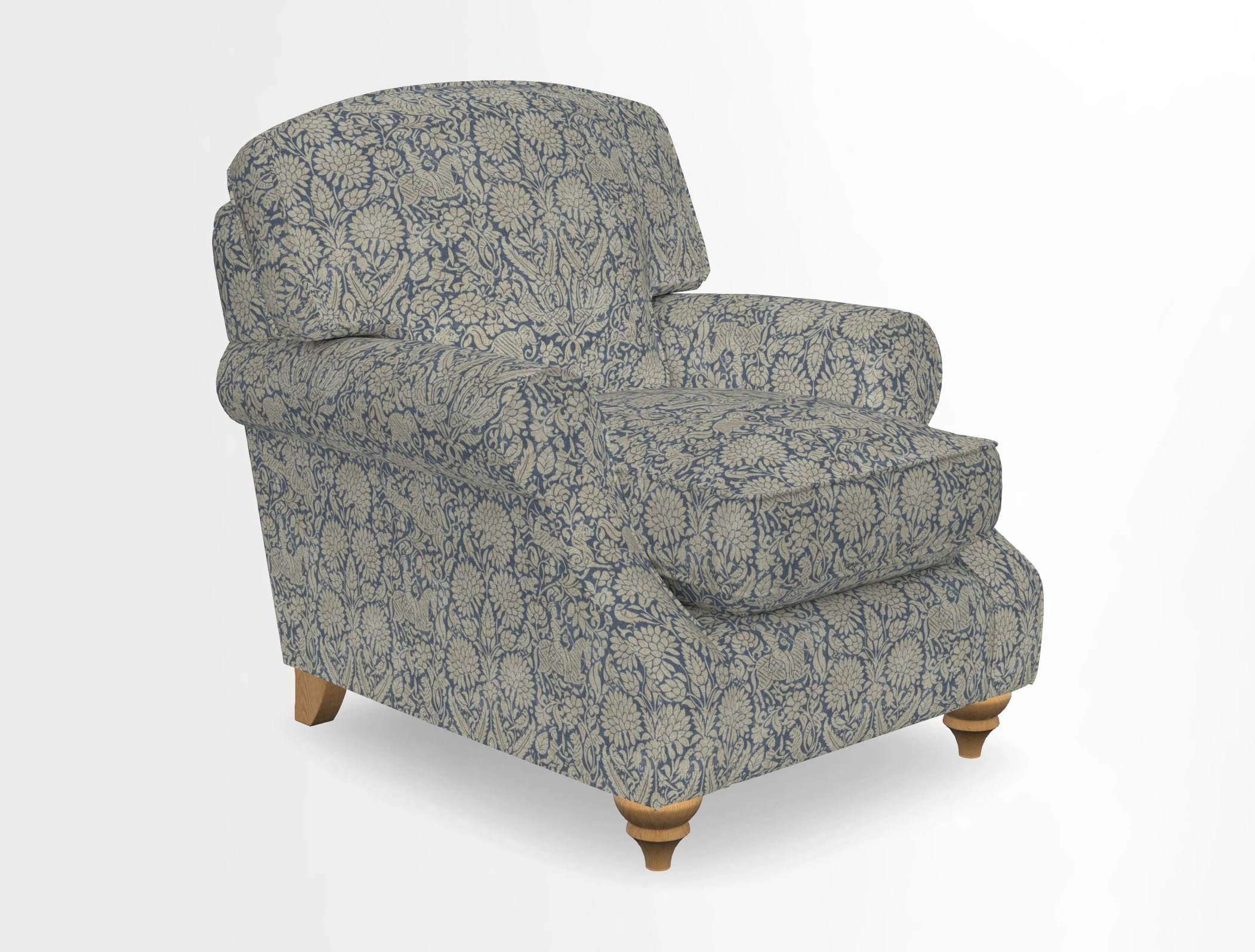 St Mawes Chair in Two Tone Plain Biscuit