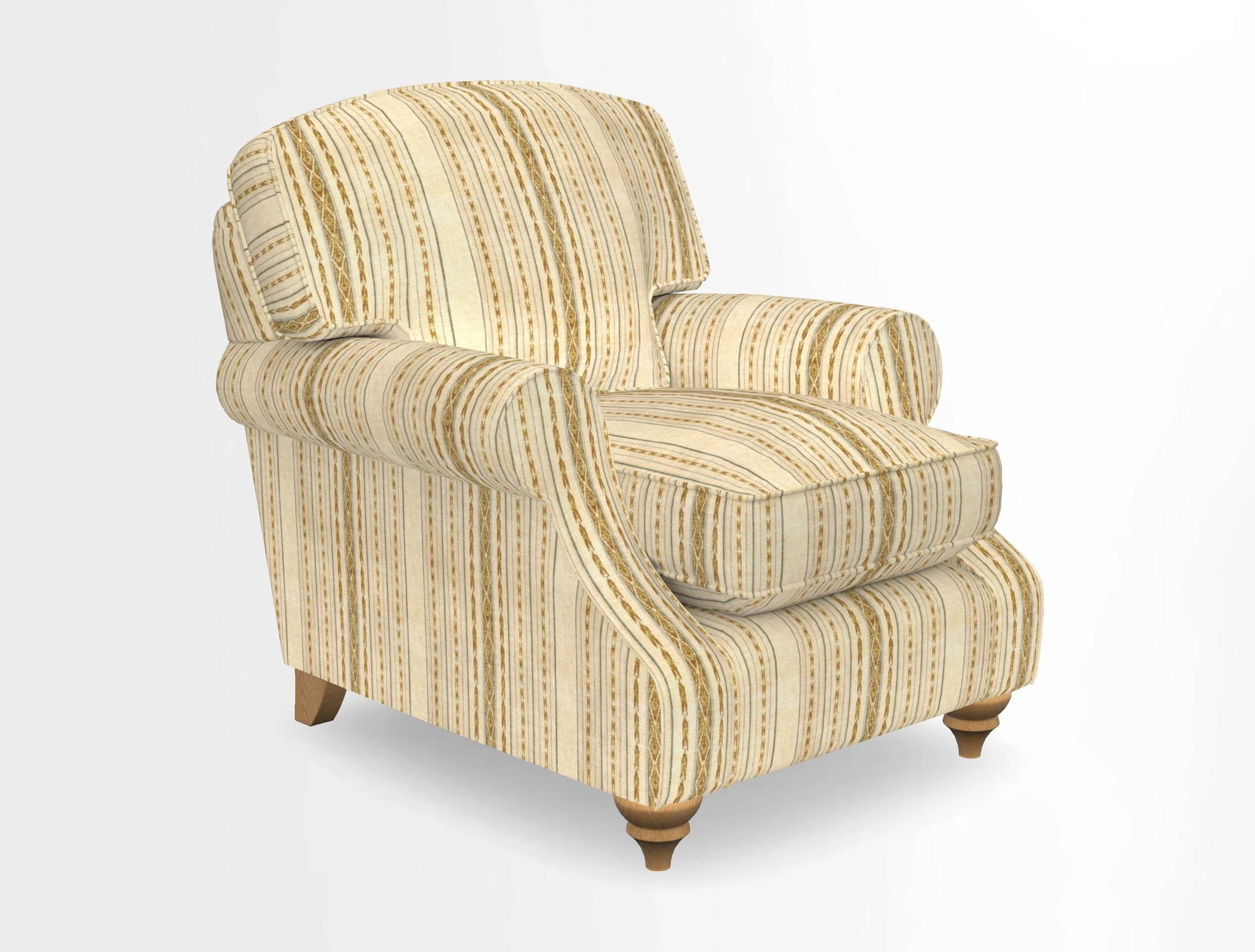St Mawes Chair in Two Tone Plain Biscuit