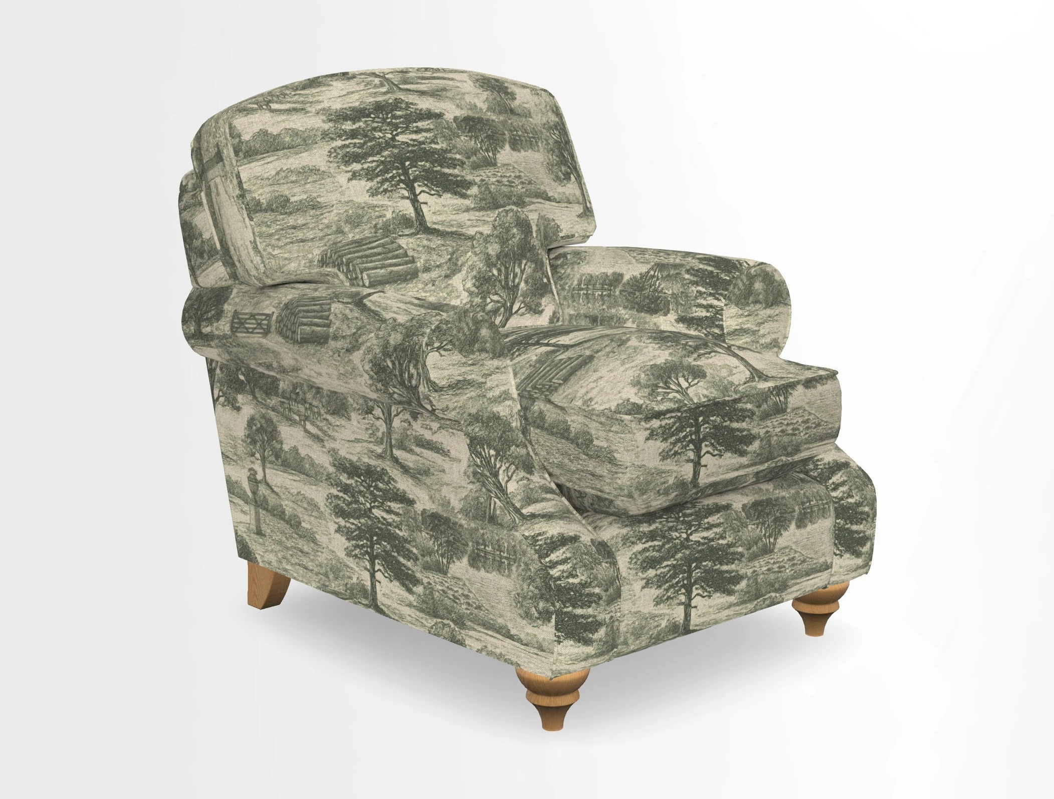St Mawes Chair in Two Tone Plain Biscuit