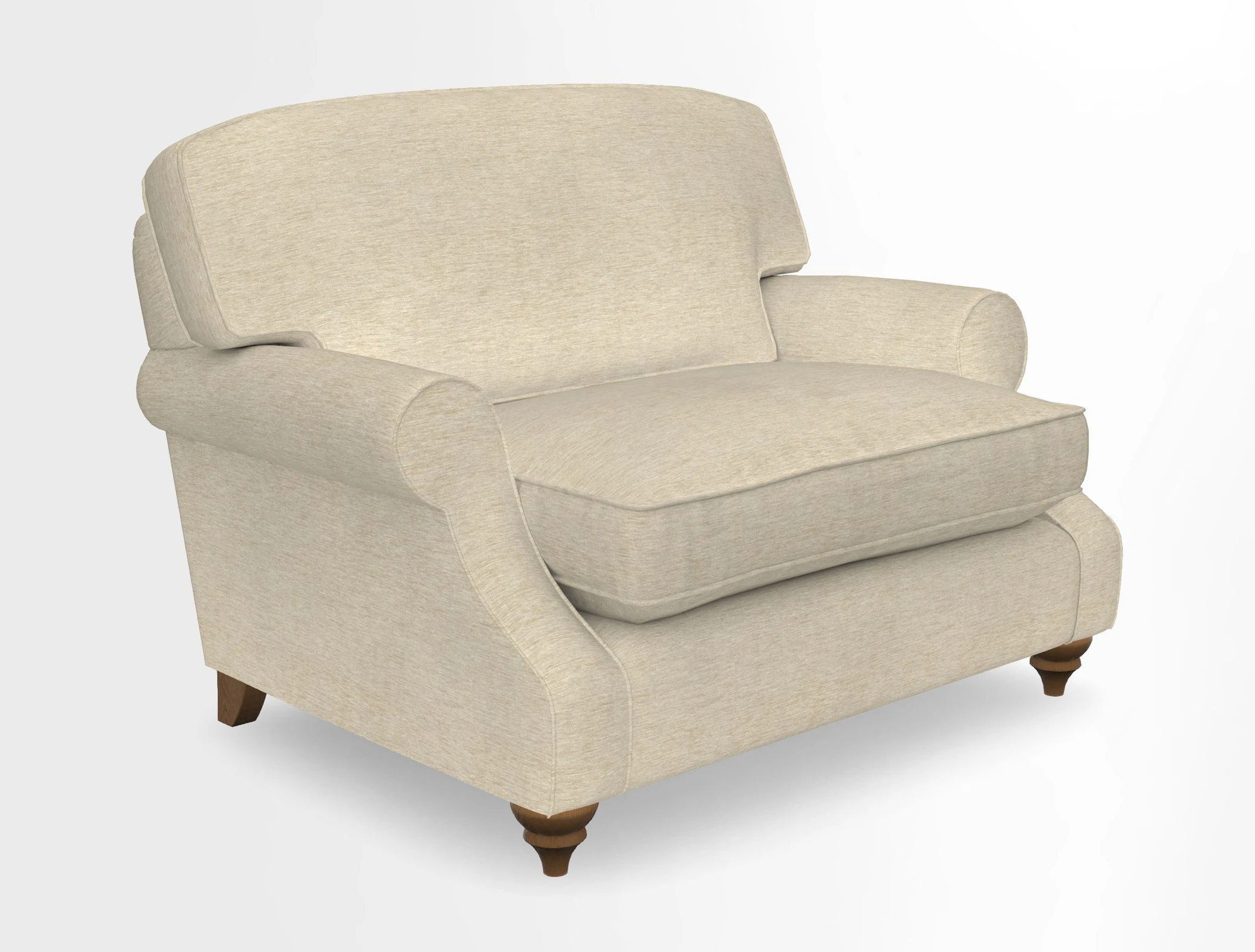 St Mawes Snuggler in Two Tone Plain Biscuit