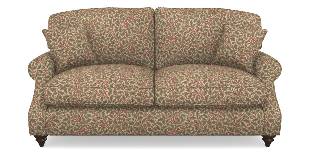 Product photograph of St Mawes 3-seater In V A Drawn From Nature Collection - Oak Tree - Red from Sofas and Stuff Limited