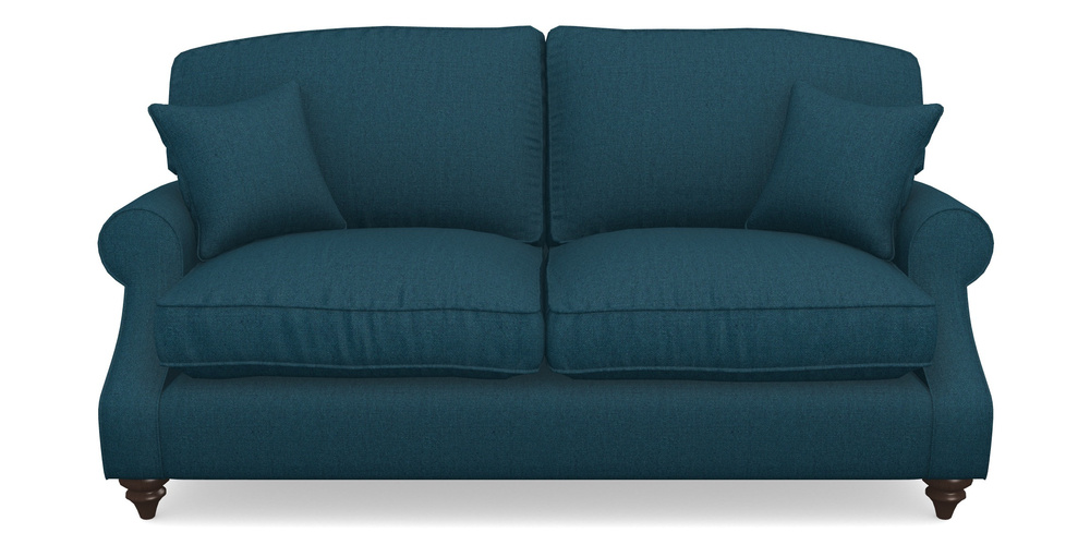 Product photograph of St Mawes 3-seater In Plain Linen Cotton - Ink Pot from Sofas and Stuff Limited