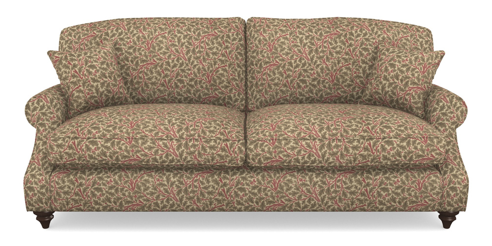Product photograph of St Mawes 4-seater In V A Drawn From Nature Collection - Oak Tree - Red from Sofas and Stuff Limited