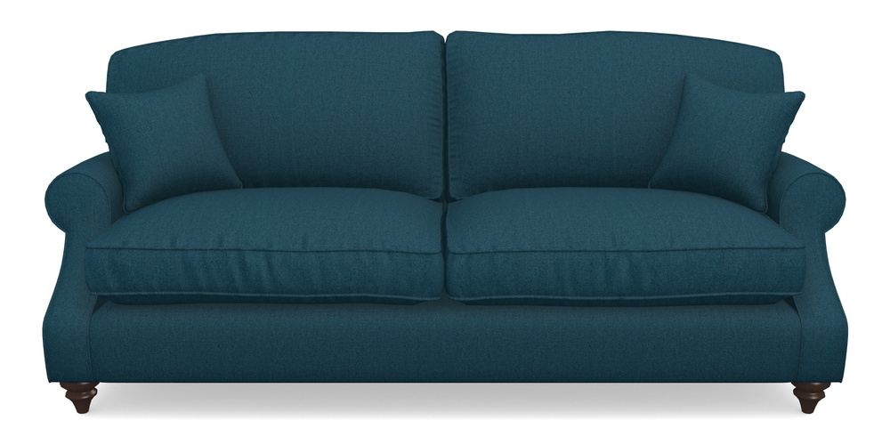Product photograph of St Mawes 4-seater In Plain Linen Cotton - Ink Pot from Sofas and Stuff Limited