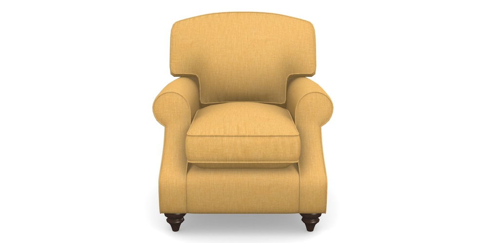 Product photograph of St Mawes Chair In Clever Cotton Mix - Mustard from Sofas and Stuff Limited