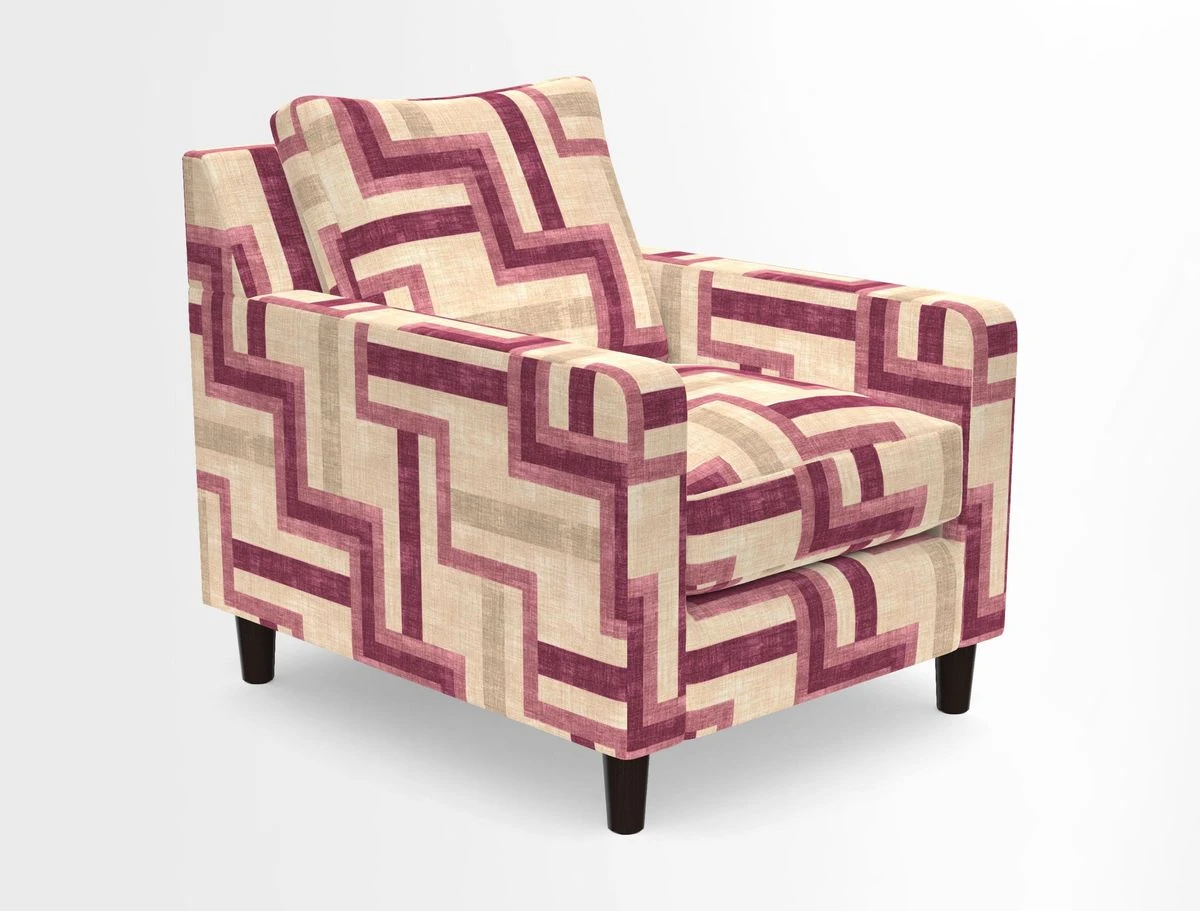 Stopham Chair in Two Tone Plain Biscuit