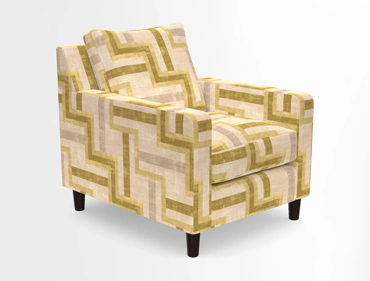Stopham Chair in Two Tone Plain Biscuit