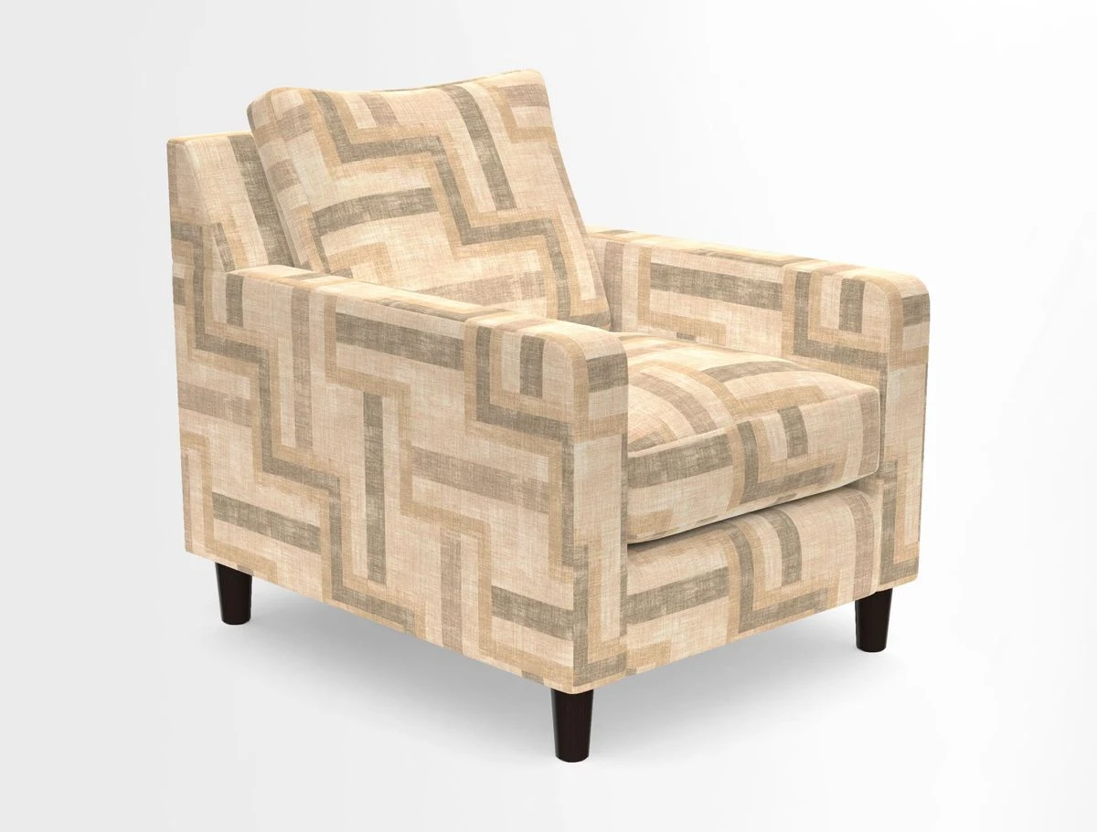Stopham Chair in Two Tone Plain Biscuit