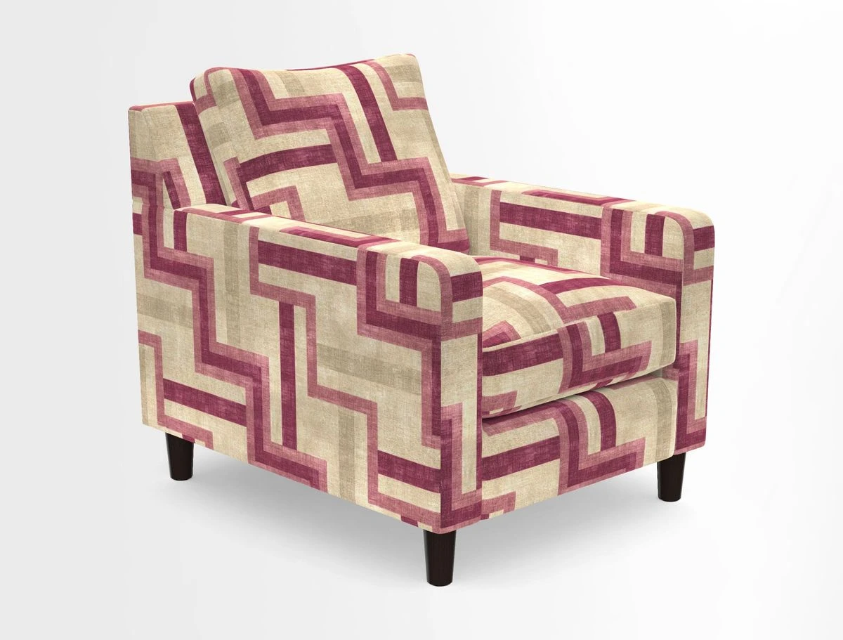 Stopham Chair in Two Tone Plain Biscuit