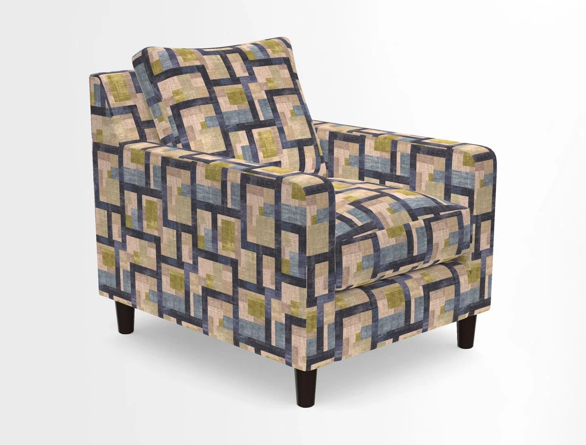 Stopham Chair in Two Tone Plain Biscuit