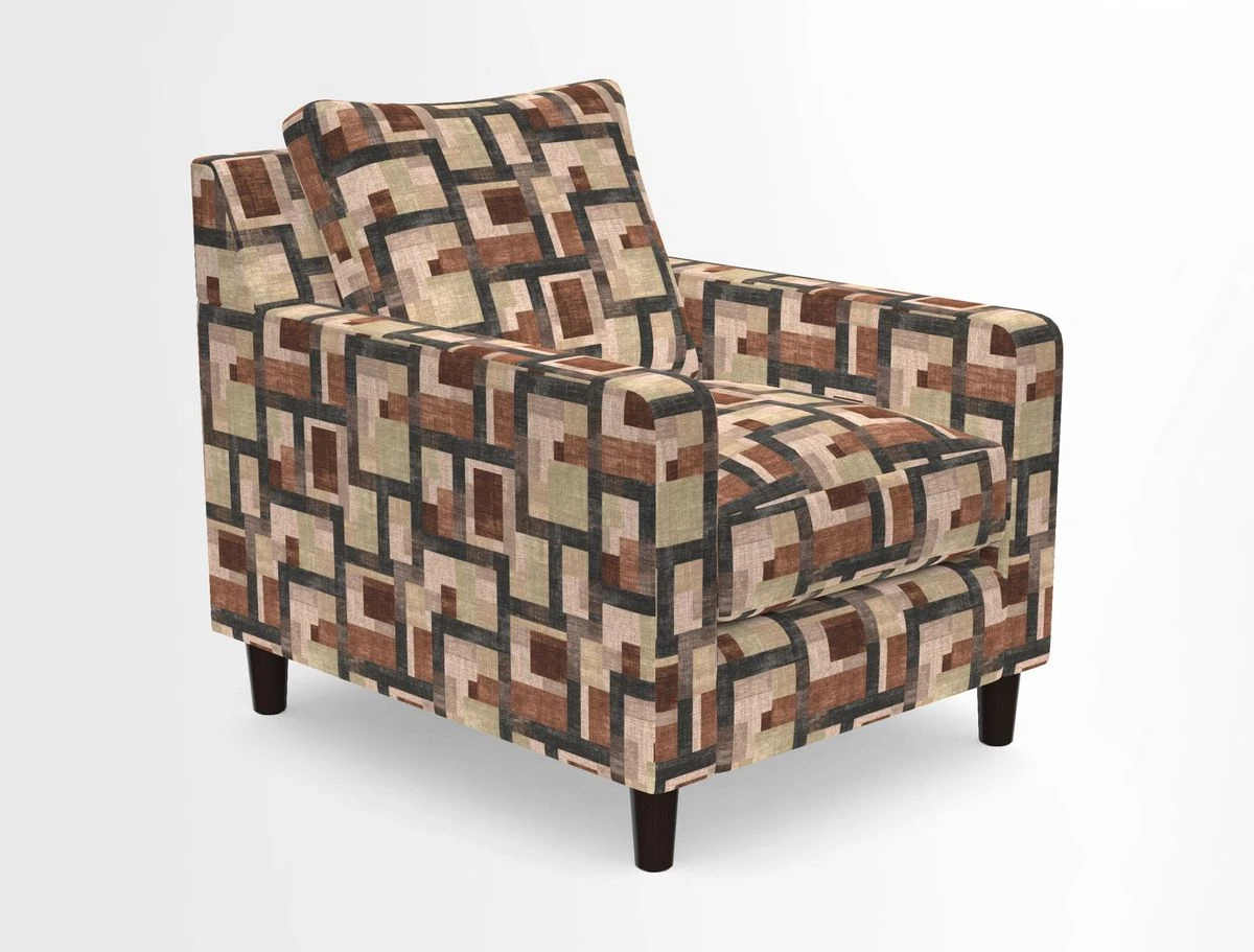 Stopham Chair in Two Tone Plain Biscuit