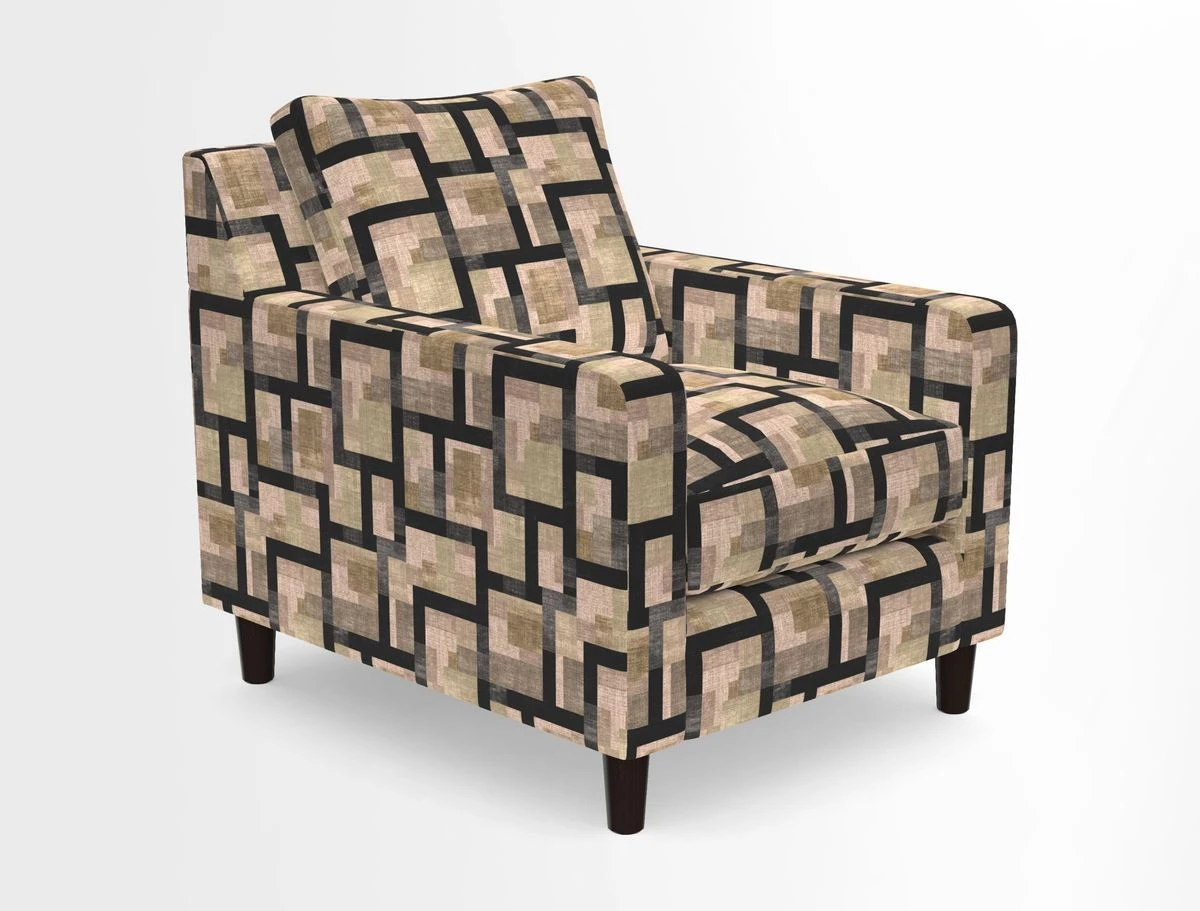 Stopham Chair in Two Tone Plain Biscuit
