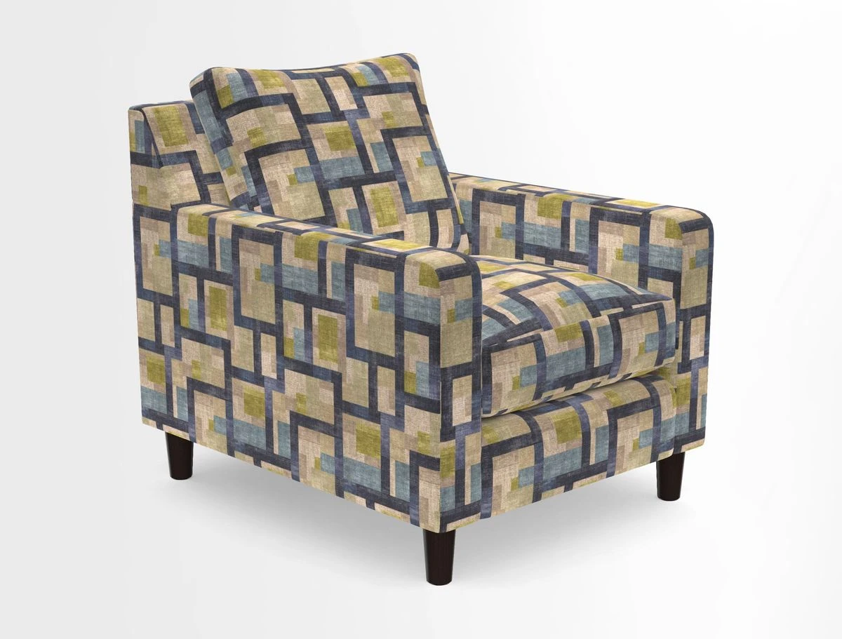 Stopham Chair in Two Tone Plain Biscuit