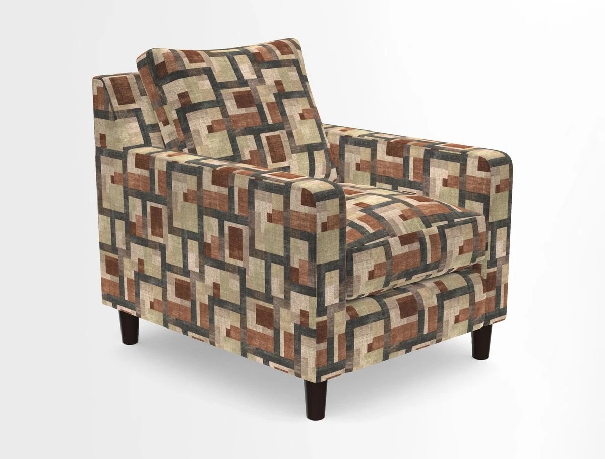 Stopham Chair in Two Tone Plain Biscuit