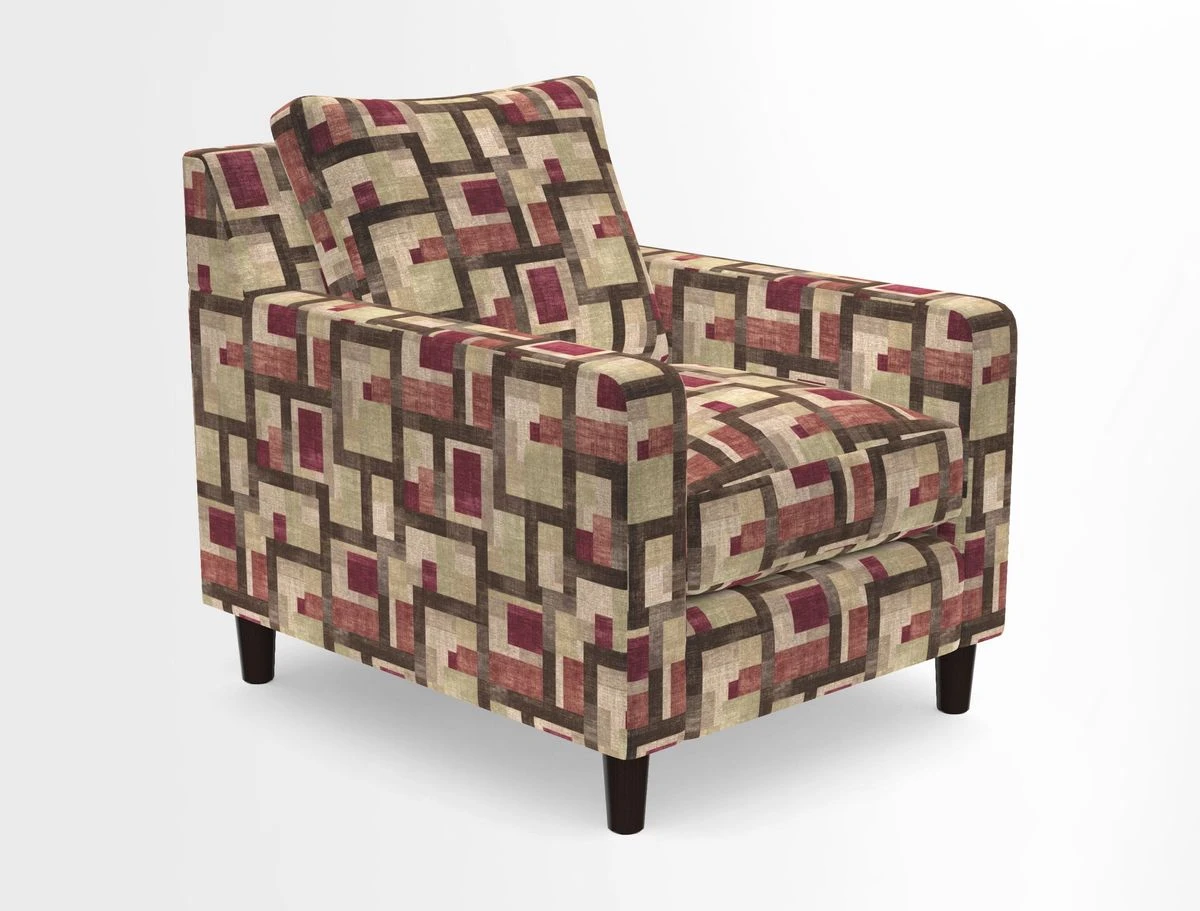 Stopham Chair in Two Tone Plain Biscuit