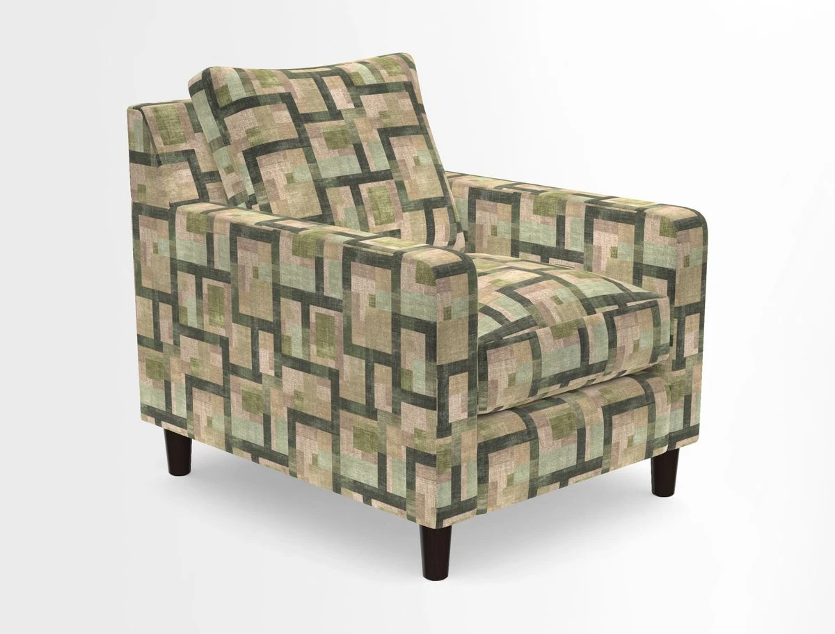 Stopham Chair in Two Tone Plain Biscuit