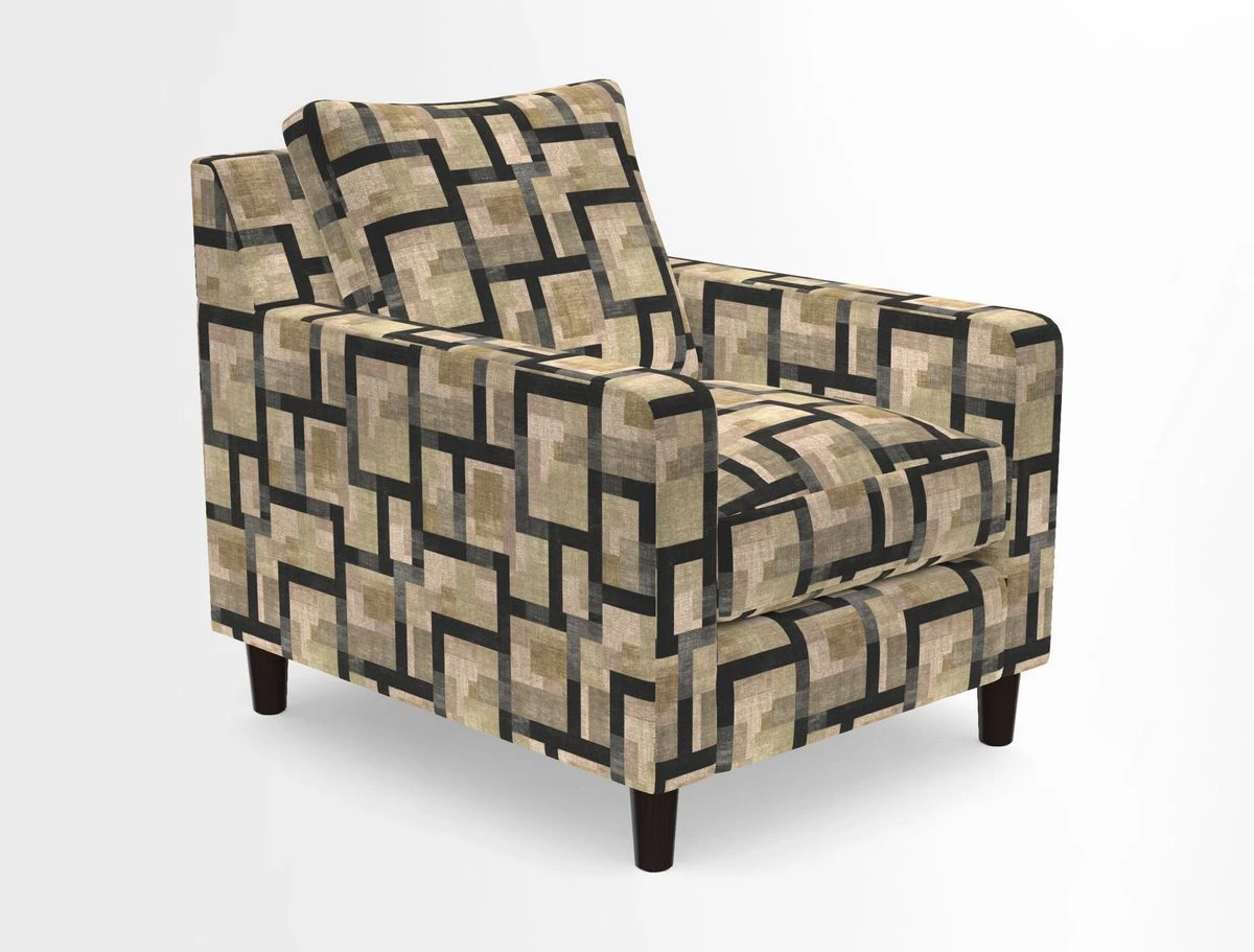 Stopham Chair in Two Tone Plain Biscuit