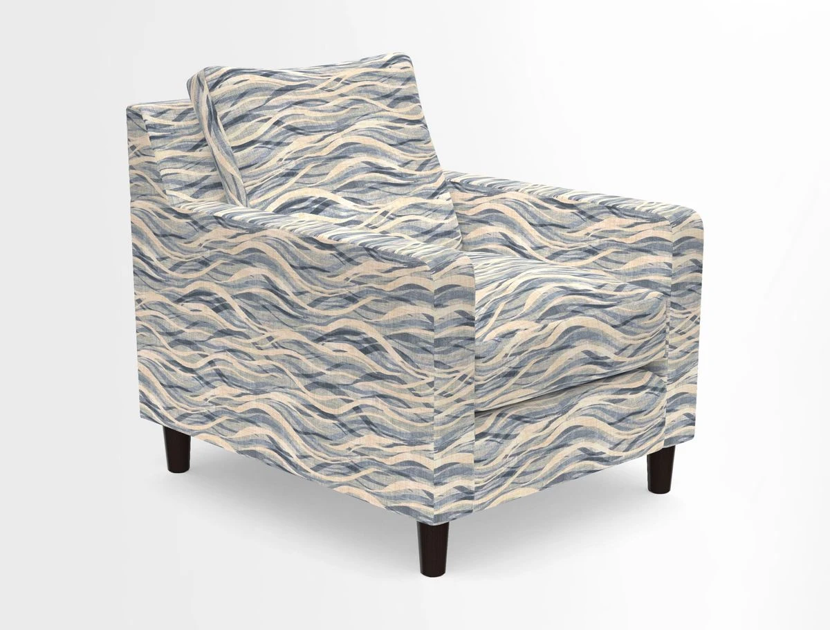 Stopham Chair in Two Tone Plain Biscuit