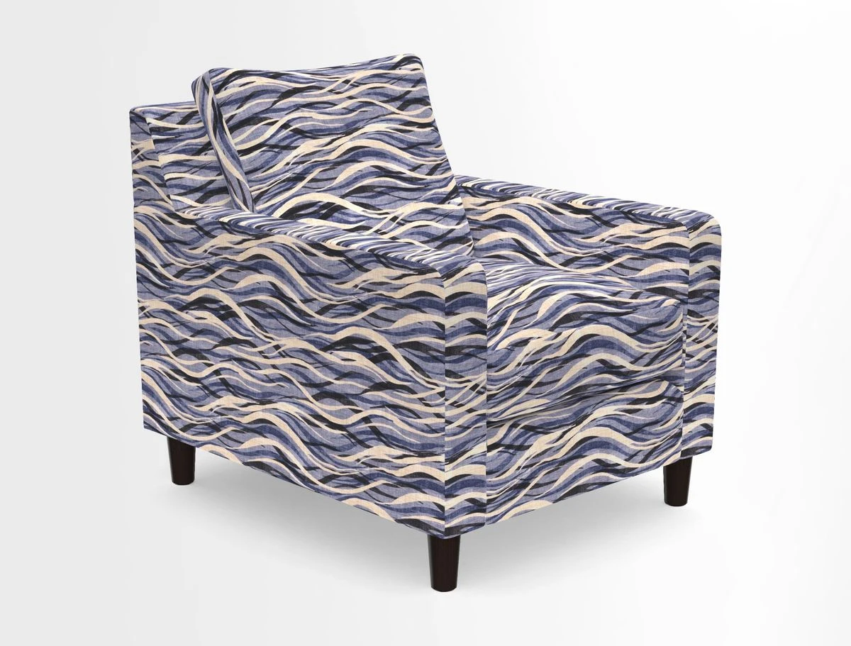 Stopham Chair in Two Tone Plain Biscuit