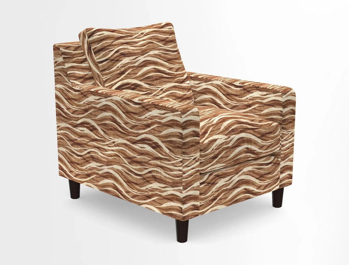 Stopham Chair in Two Tone Plain Biscuit