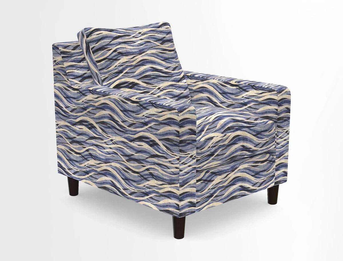 Stopham Chair in Two Tone Plain Biscuit