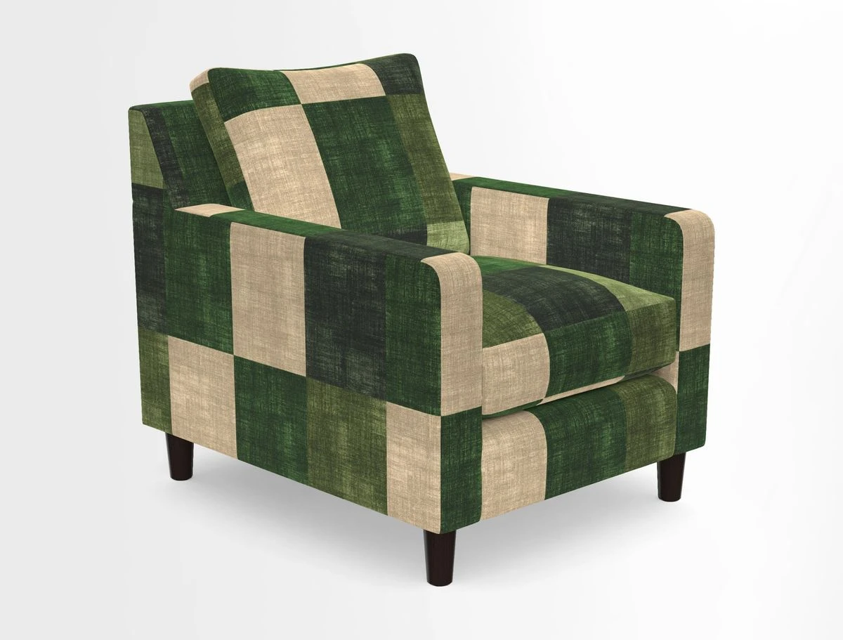 Stopham Chair in Two Tone Plain Biscuit