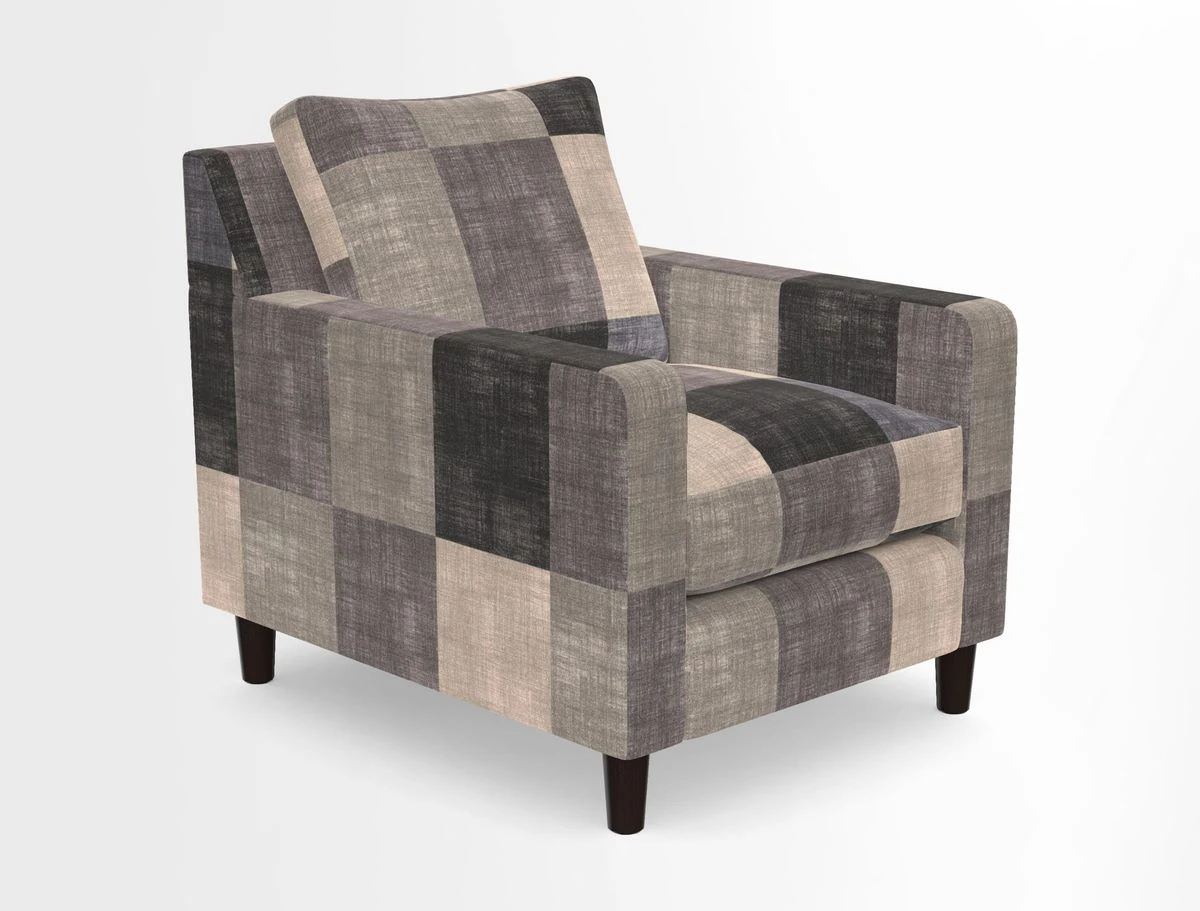 Stopham Chair in Two Tone Plain Biscuit