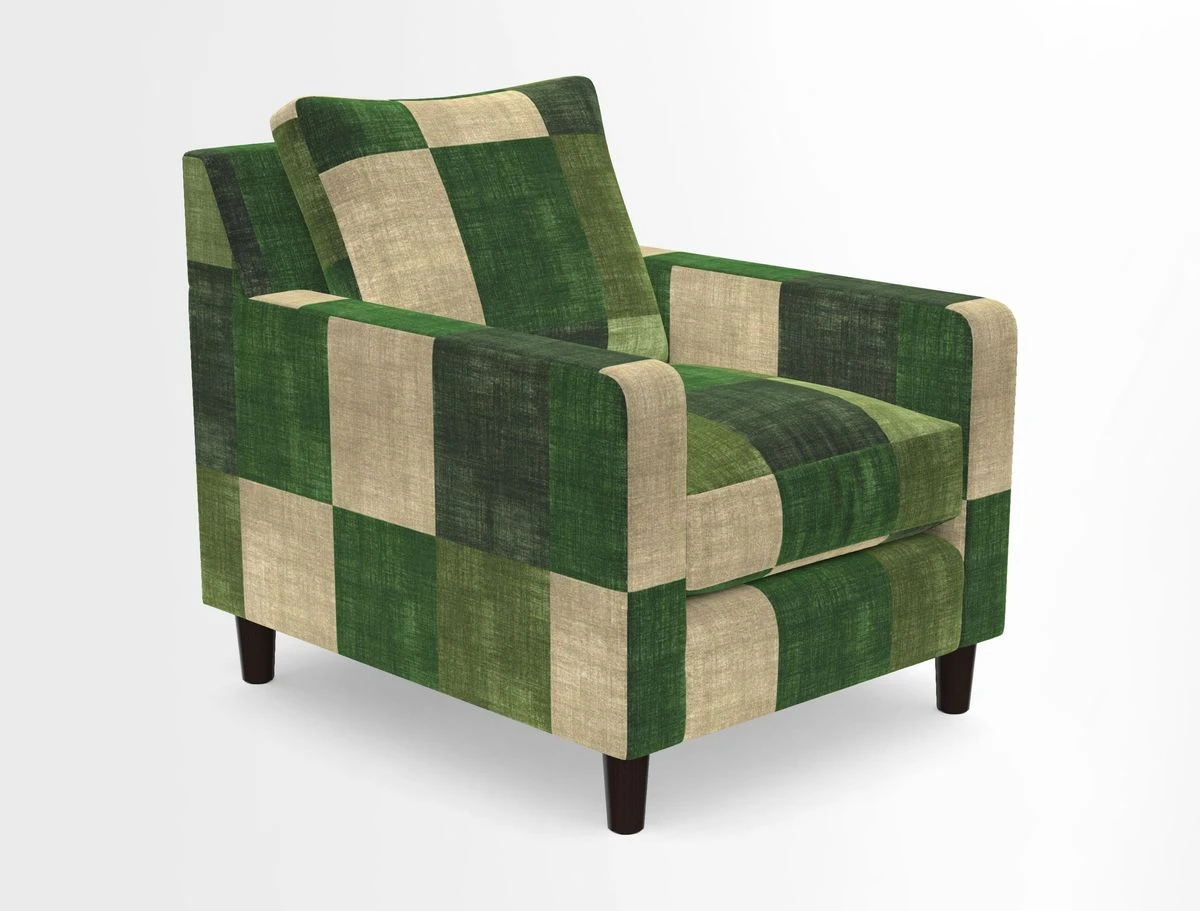 Stopham Chair in Two Tone Plain Biscuit