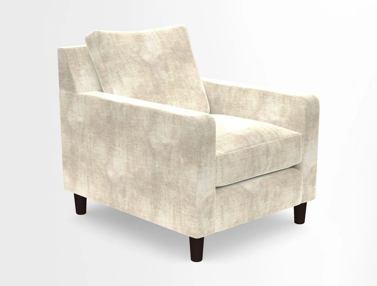 Stopham Chair in Two Tone Plain Biscuit